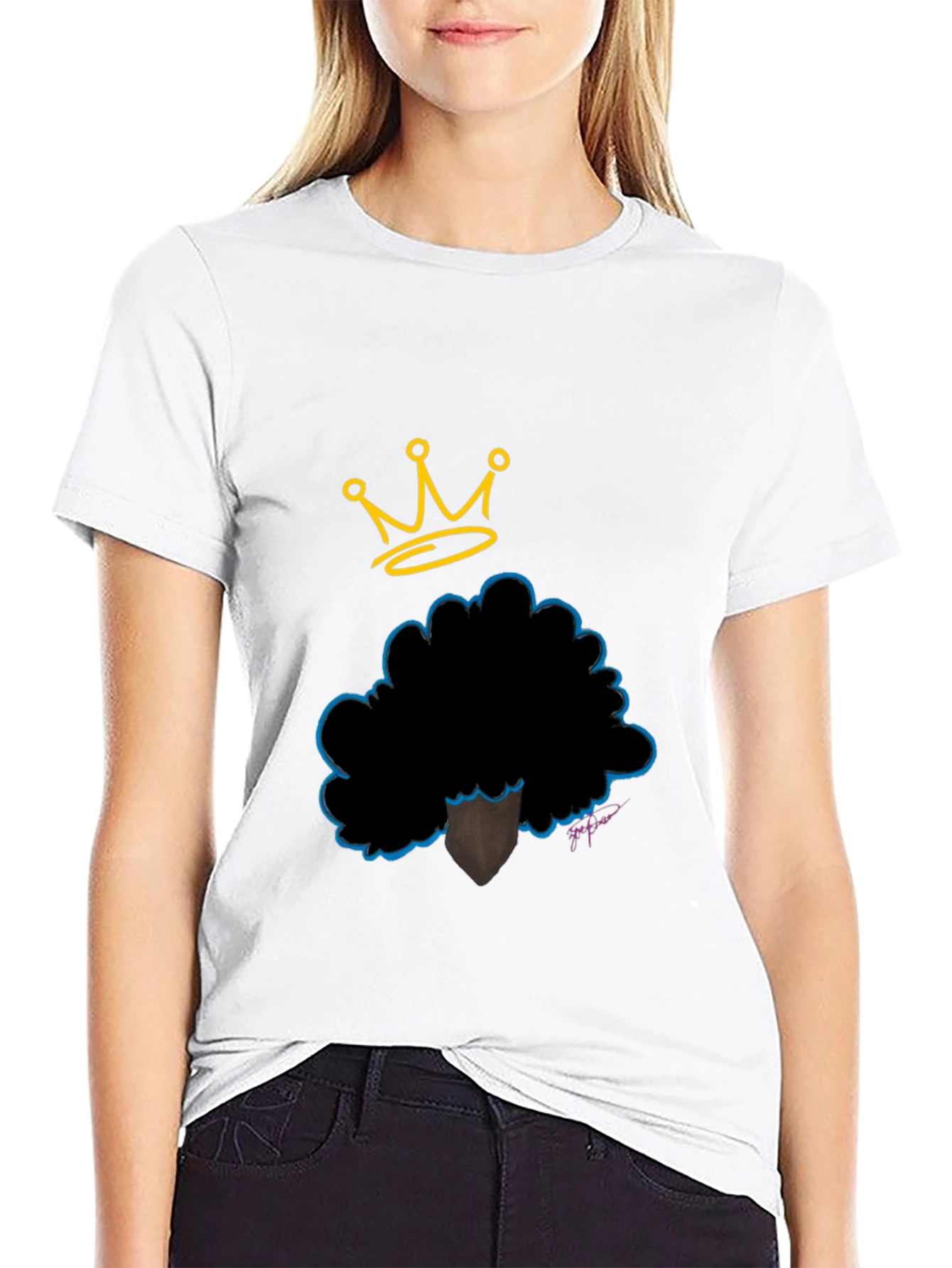 Black Queen Afro T-Shirt