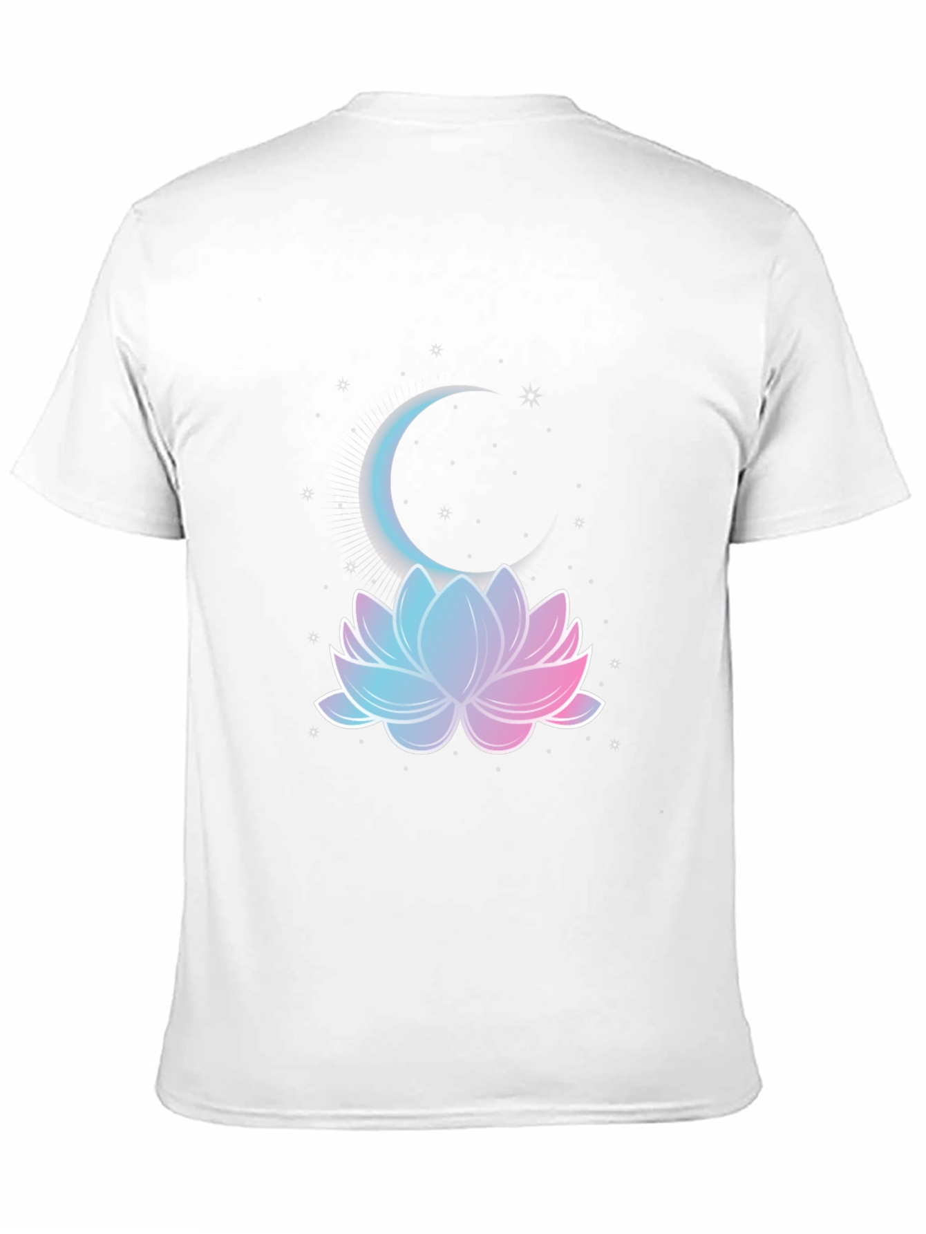 Lotus Moon Graphic Tee - Mens Black T-Shirt