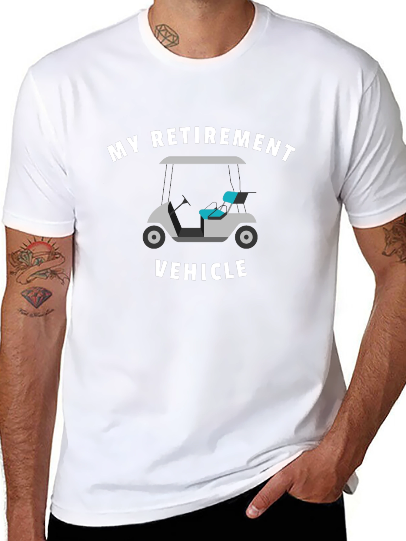 My Retirement Vehicle Black T-Shirt
