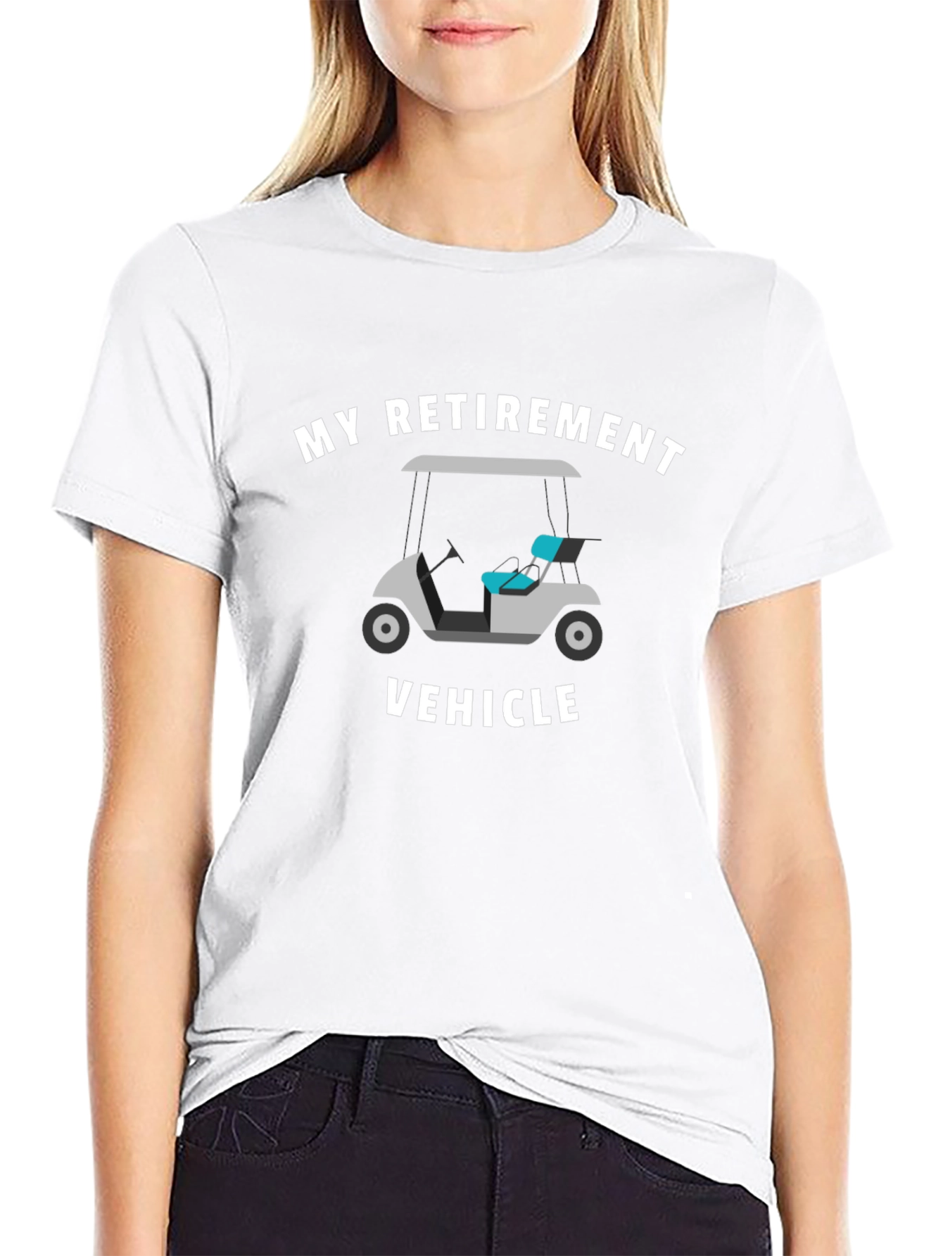My Retirement Vehicle Black T-Shirt