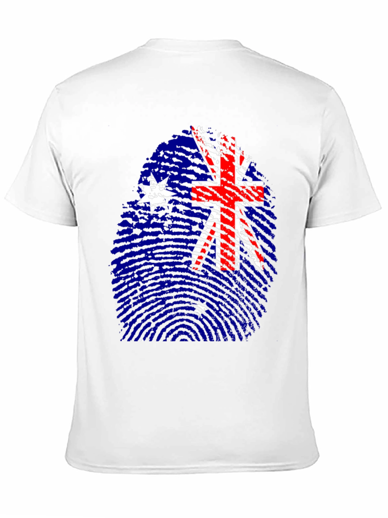 Australia Flag Fingerprint T-Shirt