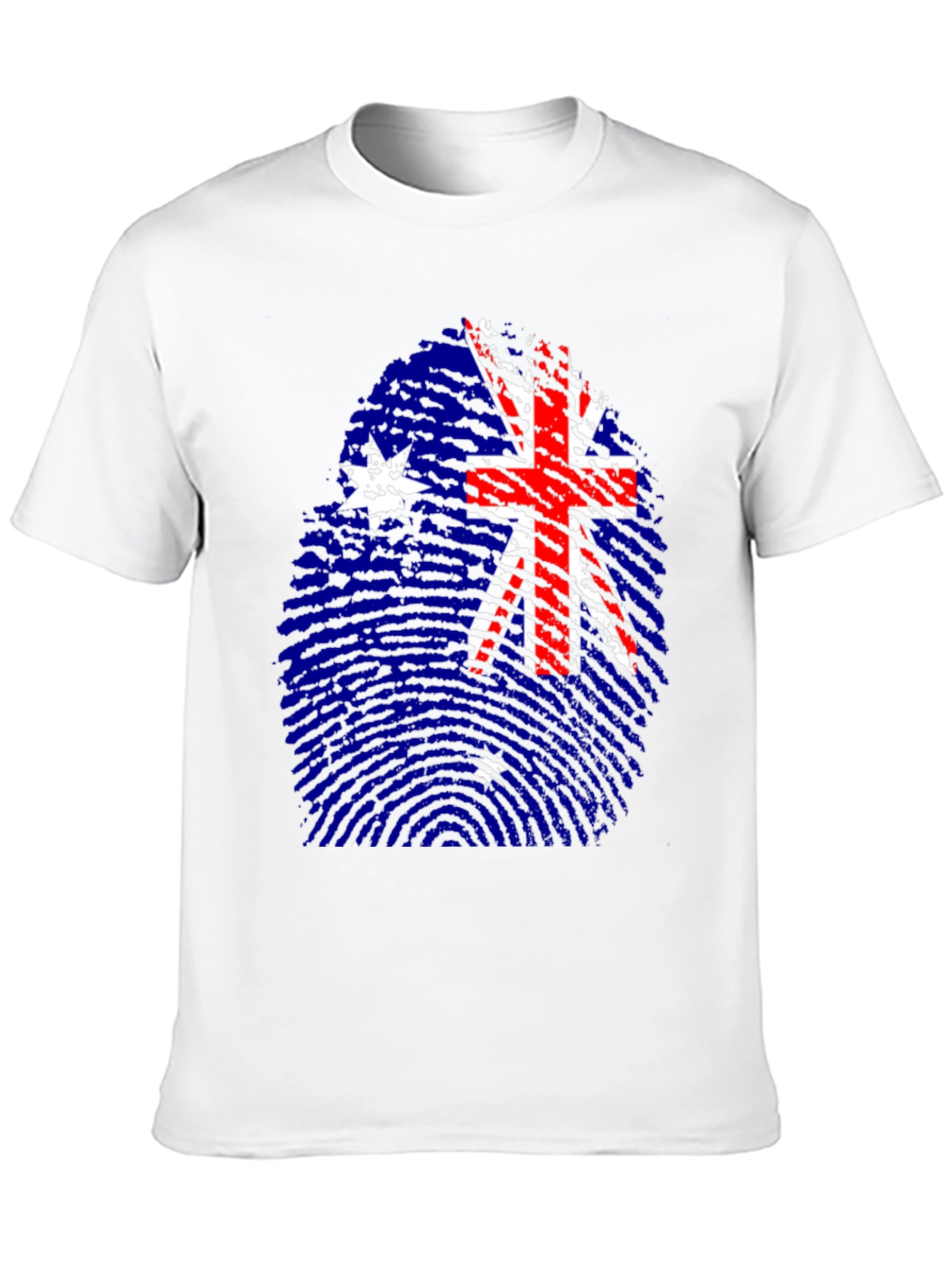 Australia Flag Fingerprint T-Shirt