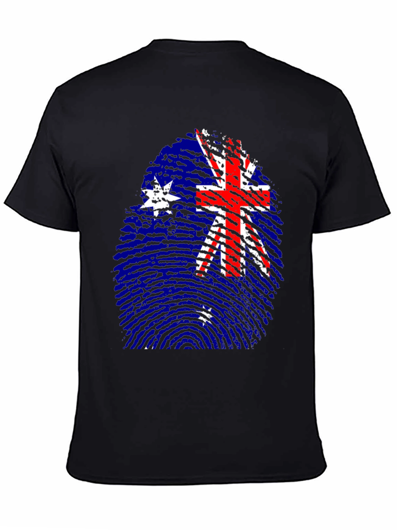 Australia Flag Fingerprint T-Shirt