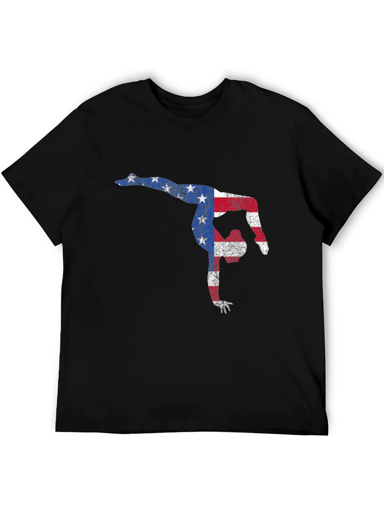 USA Flag Gymnastics T-Shirt