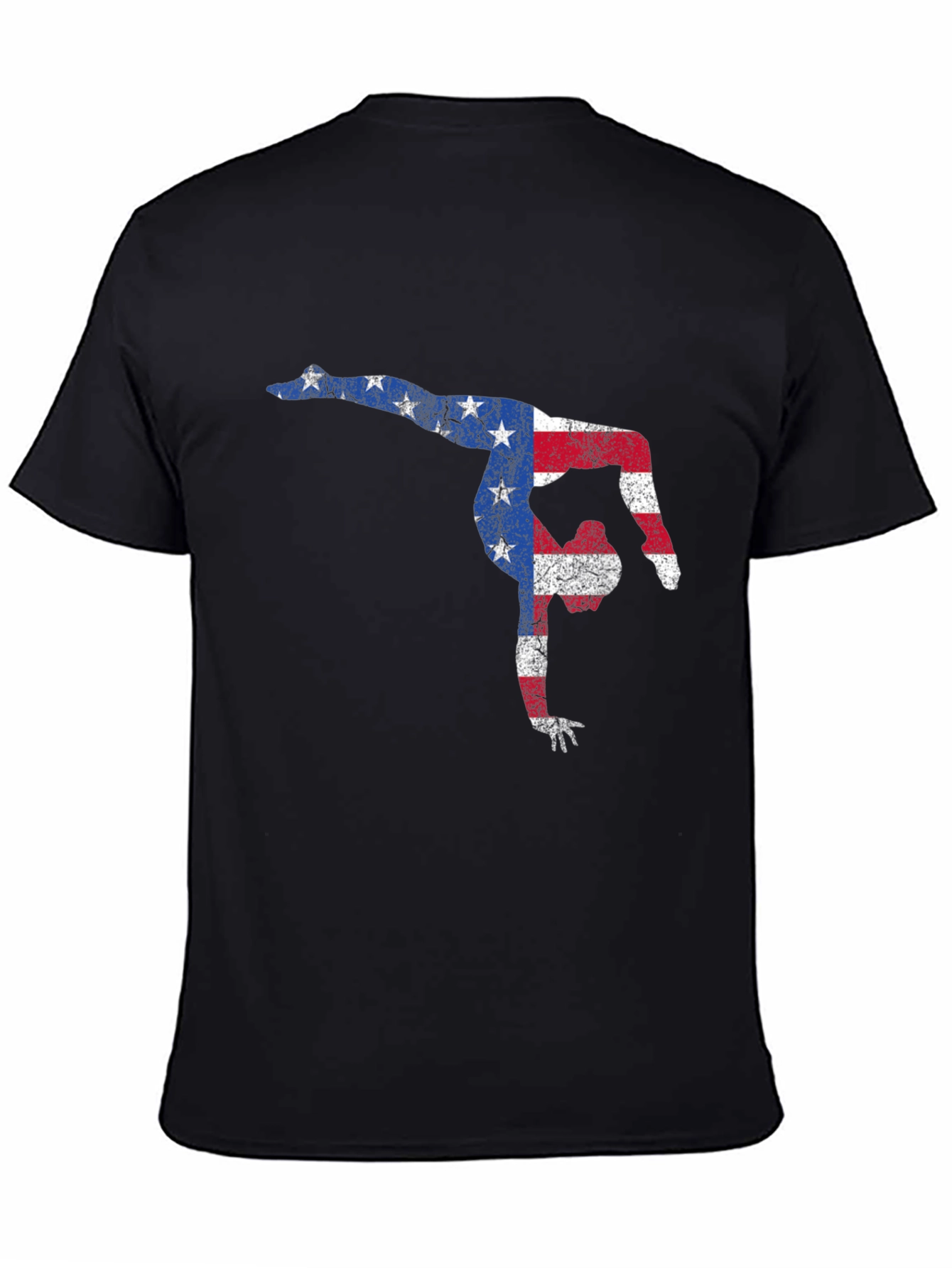 USA Flag Gymnastics T-Shirt