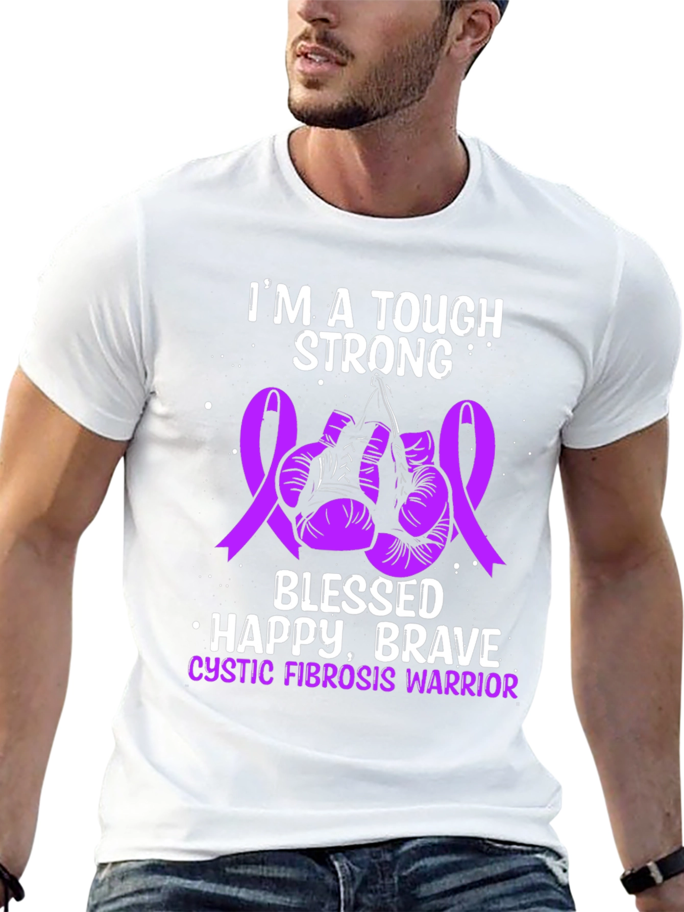 Tough Cystic Fibrosis Warrior T-Shirt