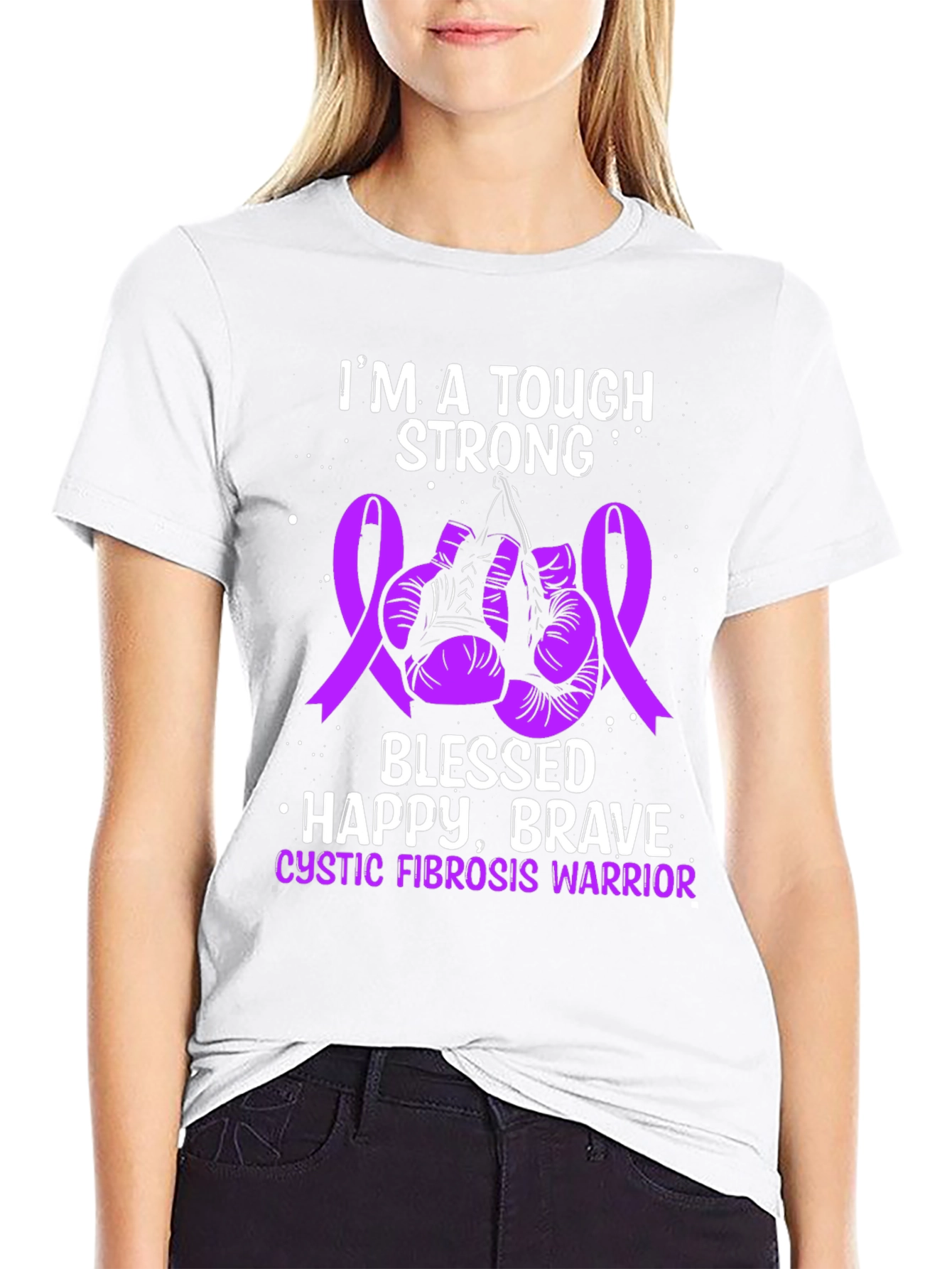 Tough Cystic Fibrosis Warrior T-Shirt