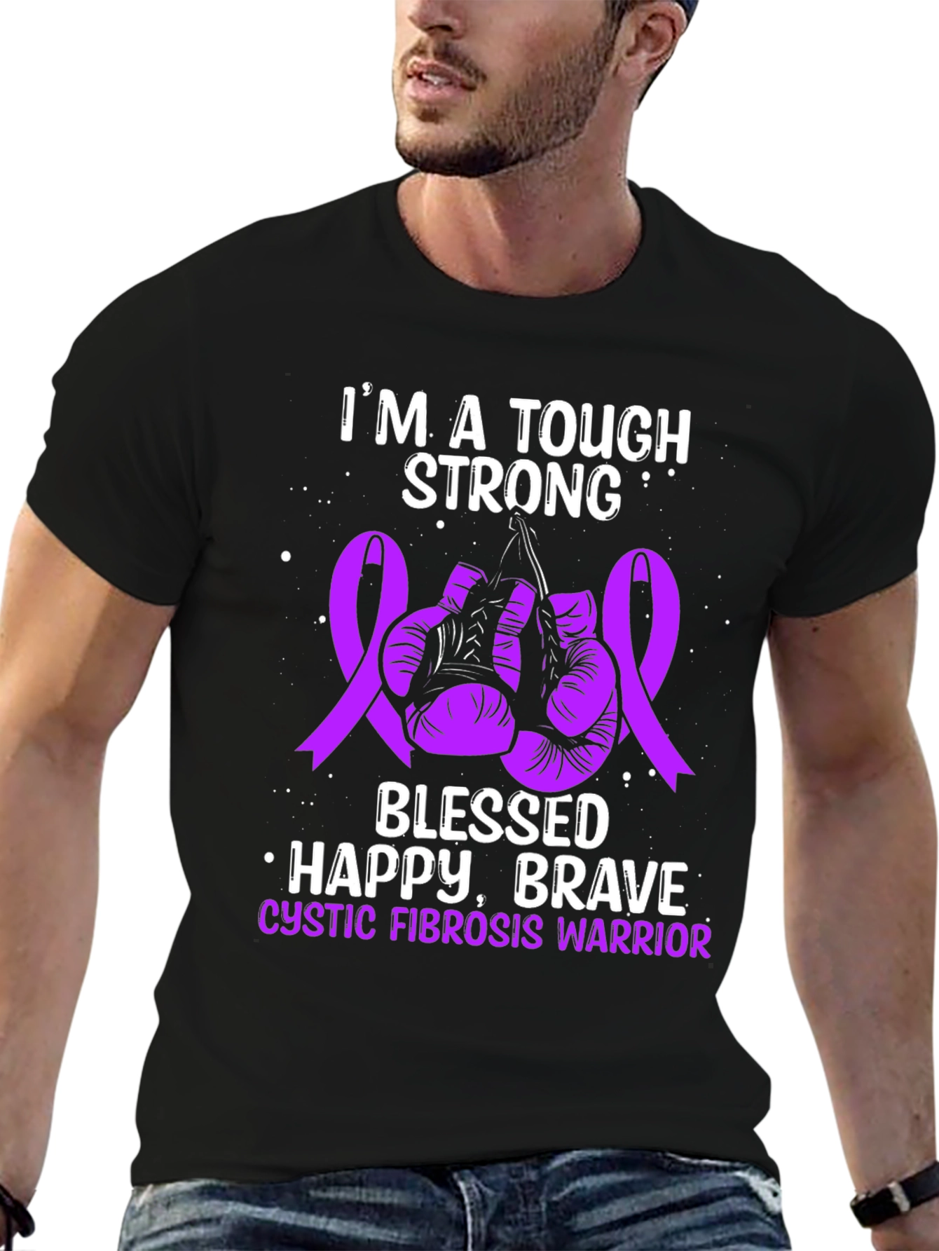Tough Cystic Fibrosis Warrior T-Shirt
