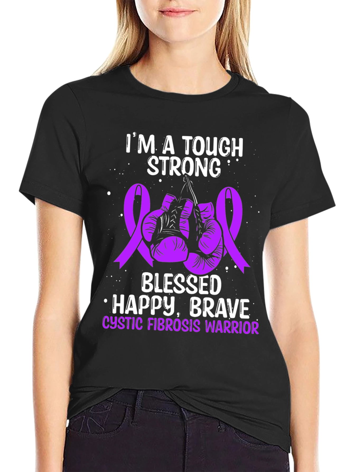 Tough Cystic Fibrosis Warrior T-Shirt
