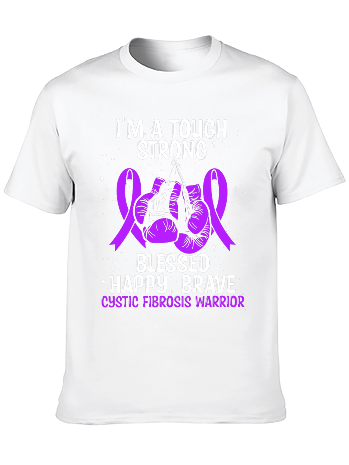 Tough Cystic Fibrosis Warrior T-Shirt