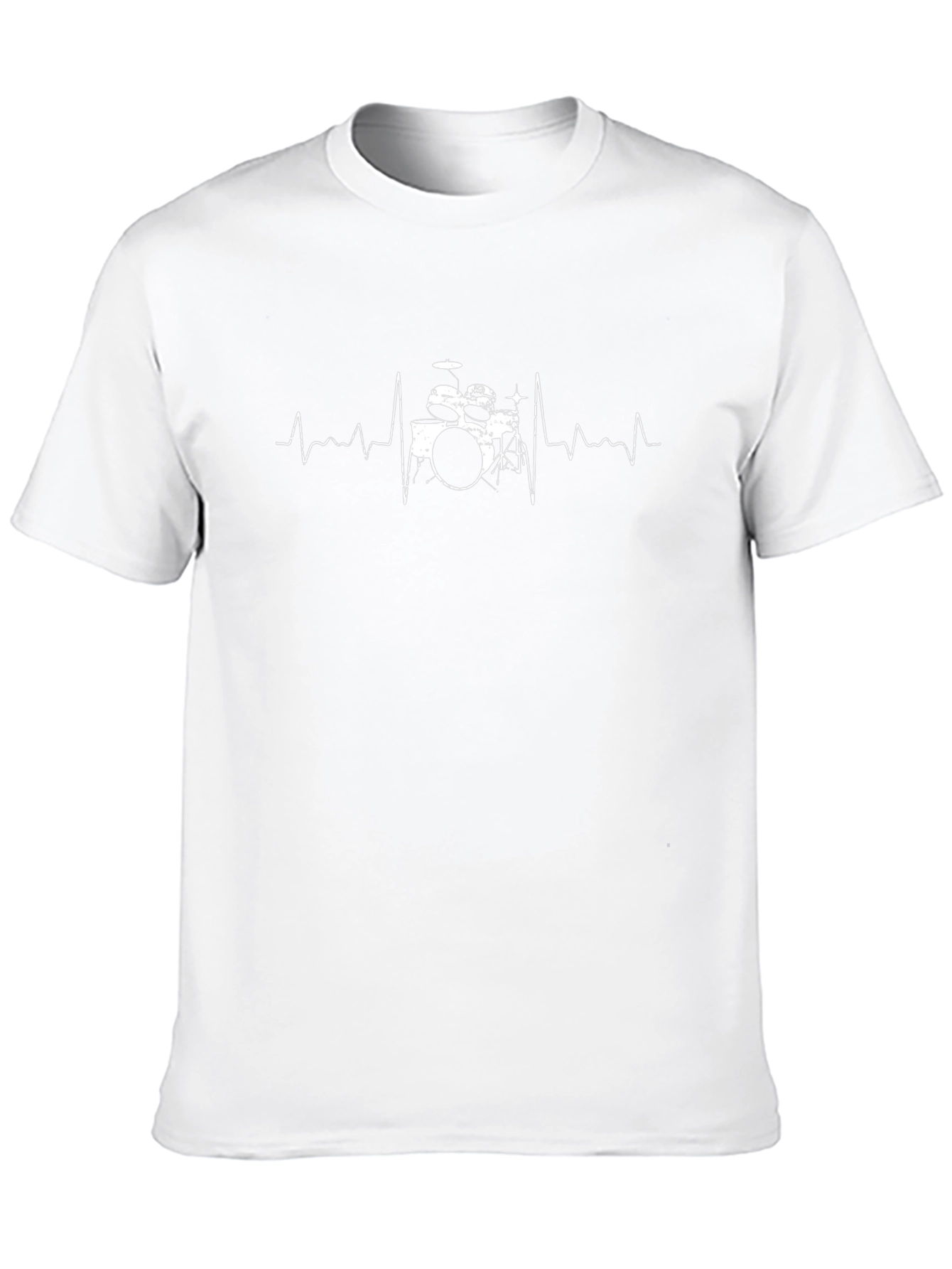 Drumbeat Heartbeat T-Shirt - Music Lover Tee