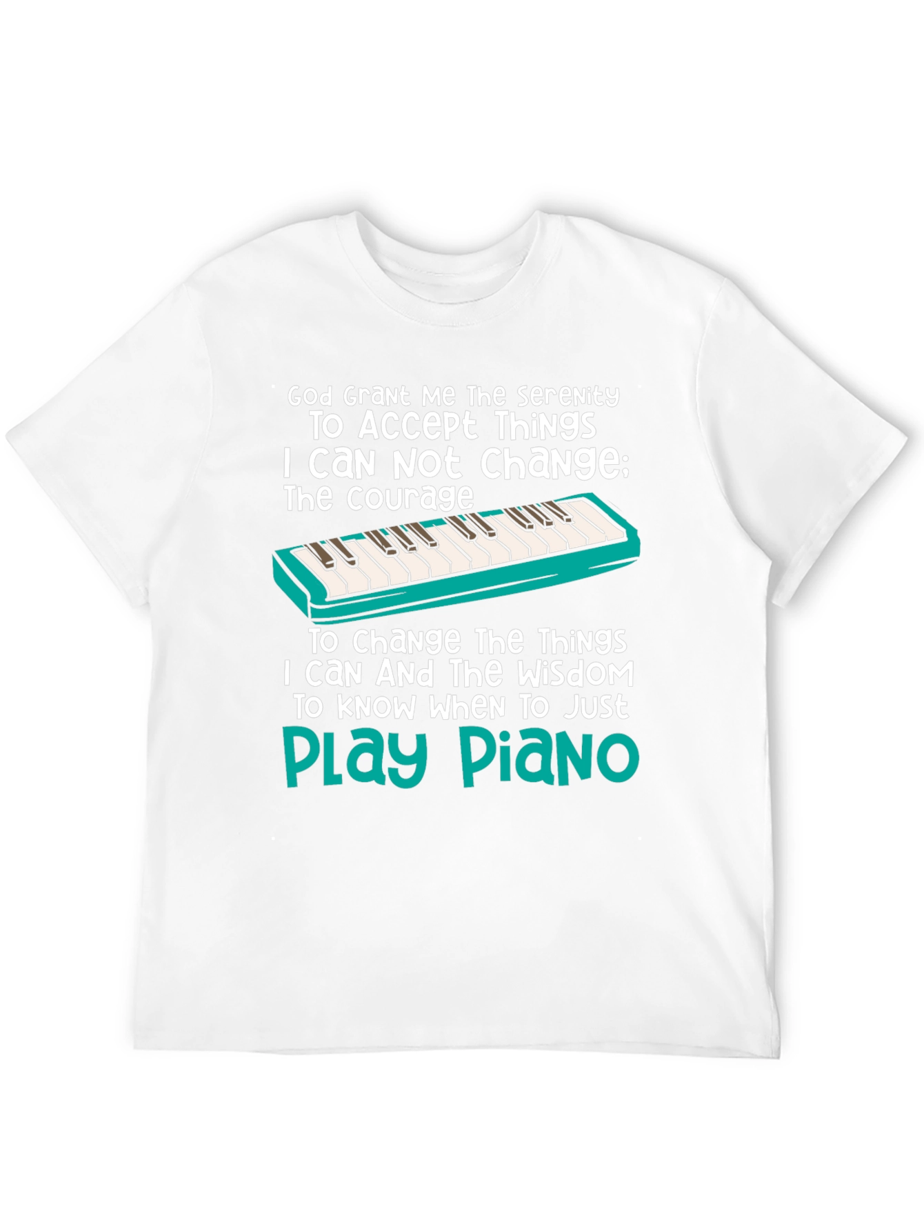 Serenity Prayer Piano T-Shirt