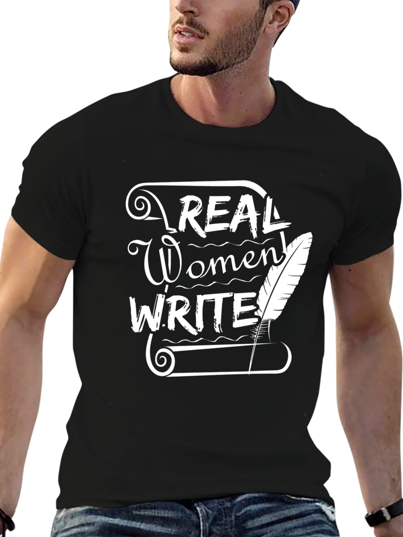 Real Women Write T-Shirt - Writers Tee
