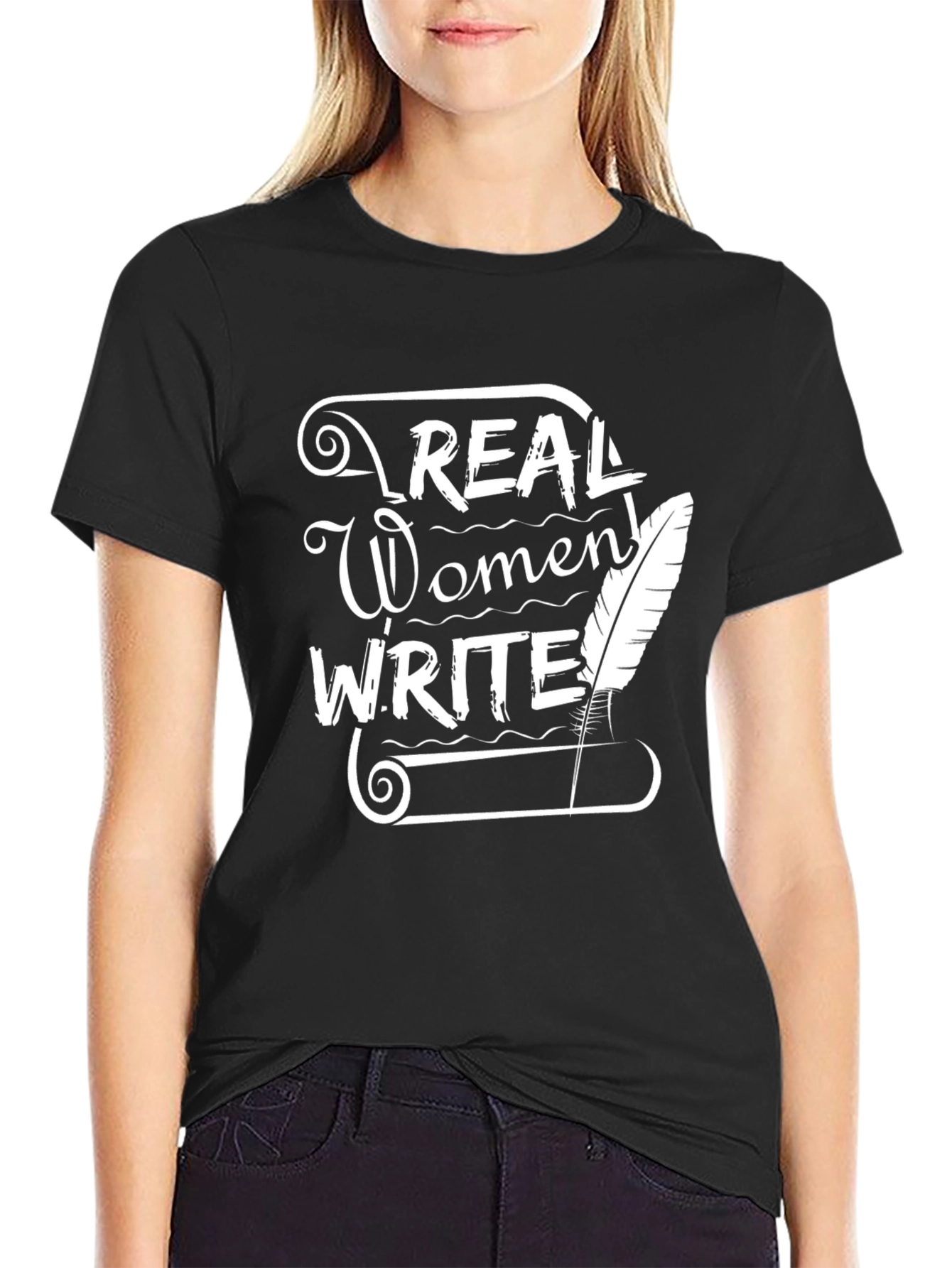 Real Women Write T-Shirt - Writers Tee