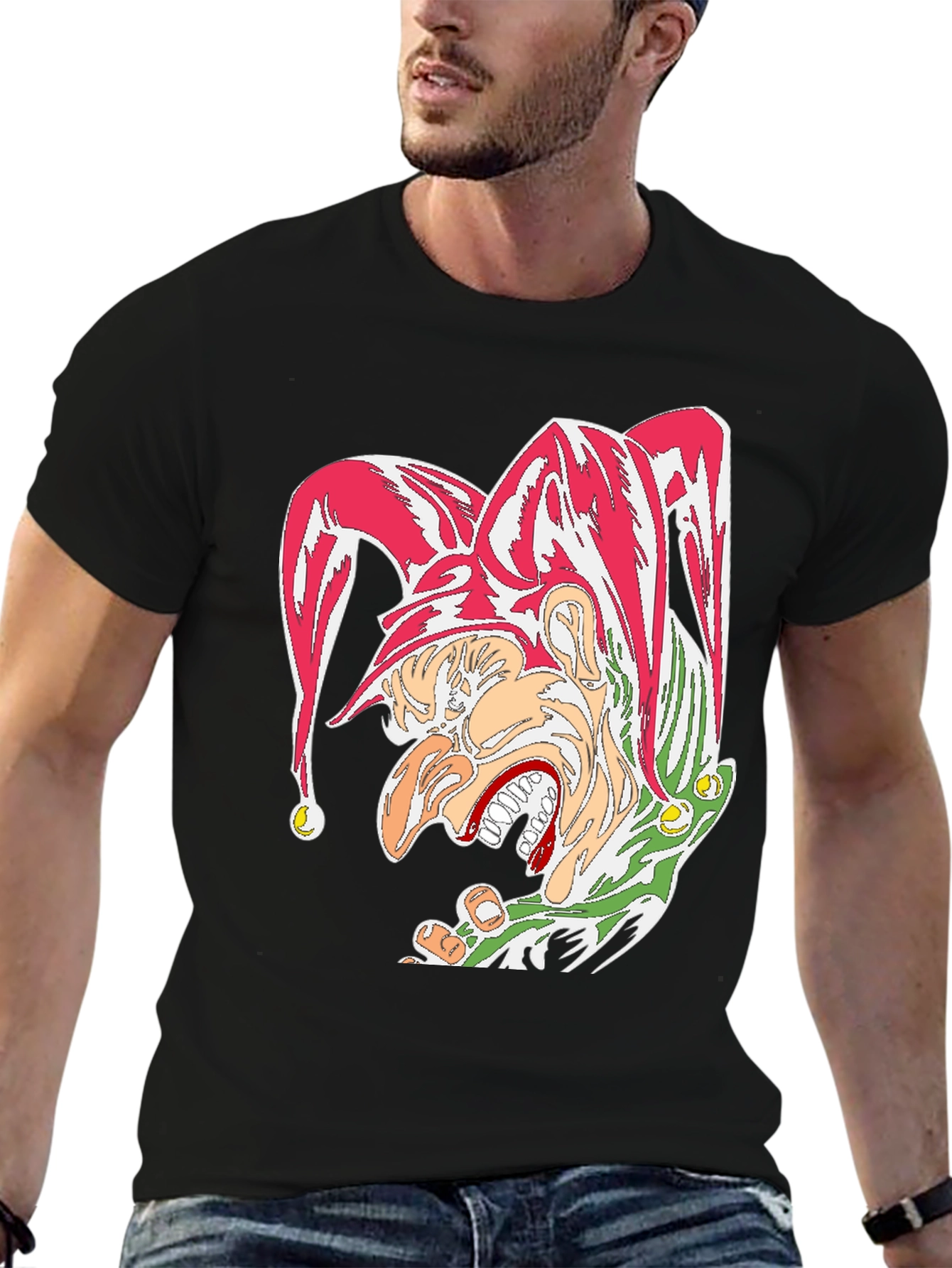 Jester Graphic Tee - Black
