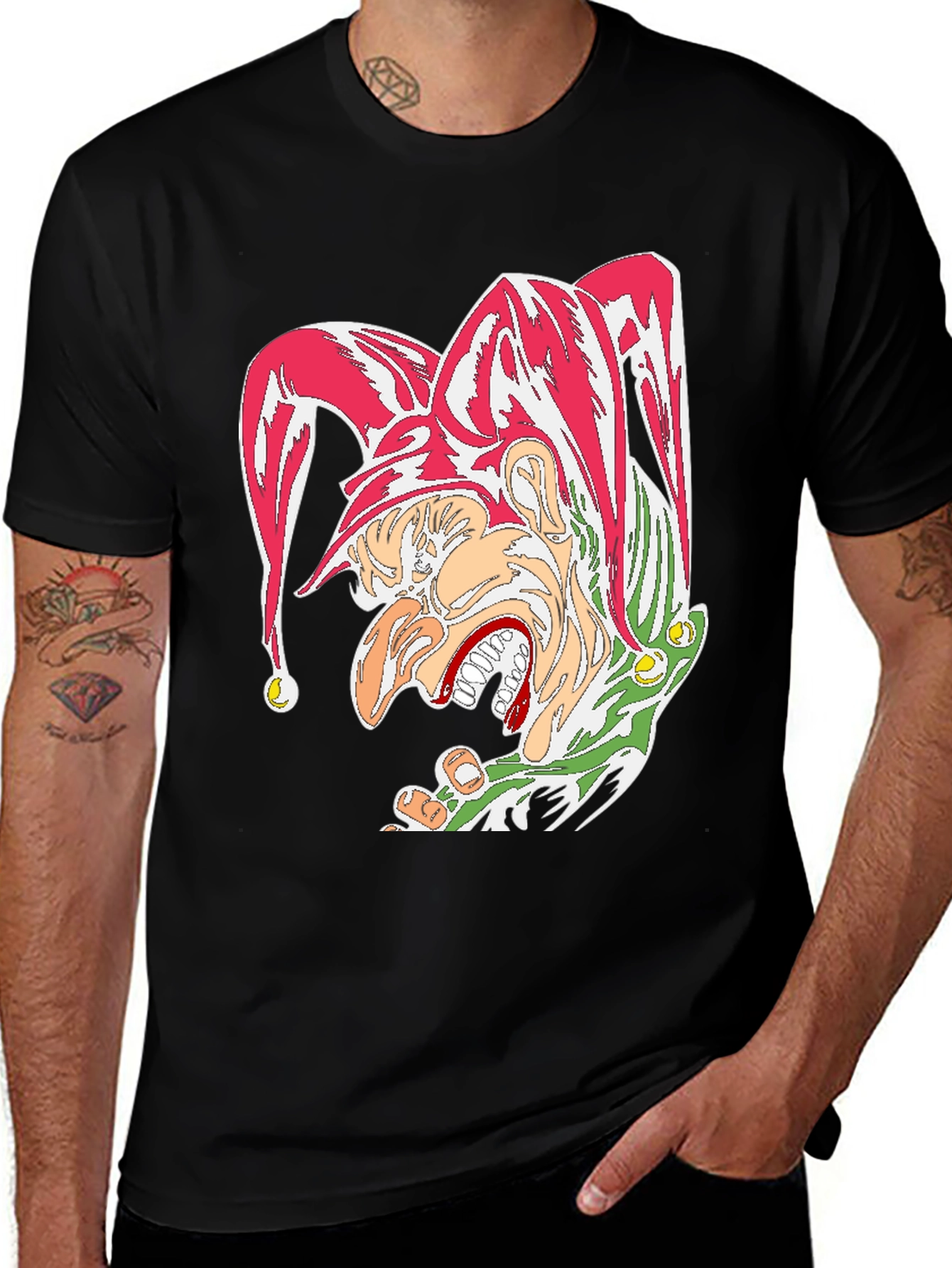 Jester Graphic Tee - Black