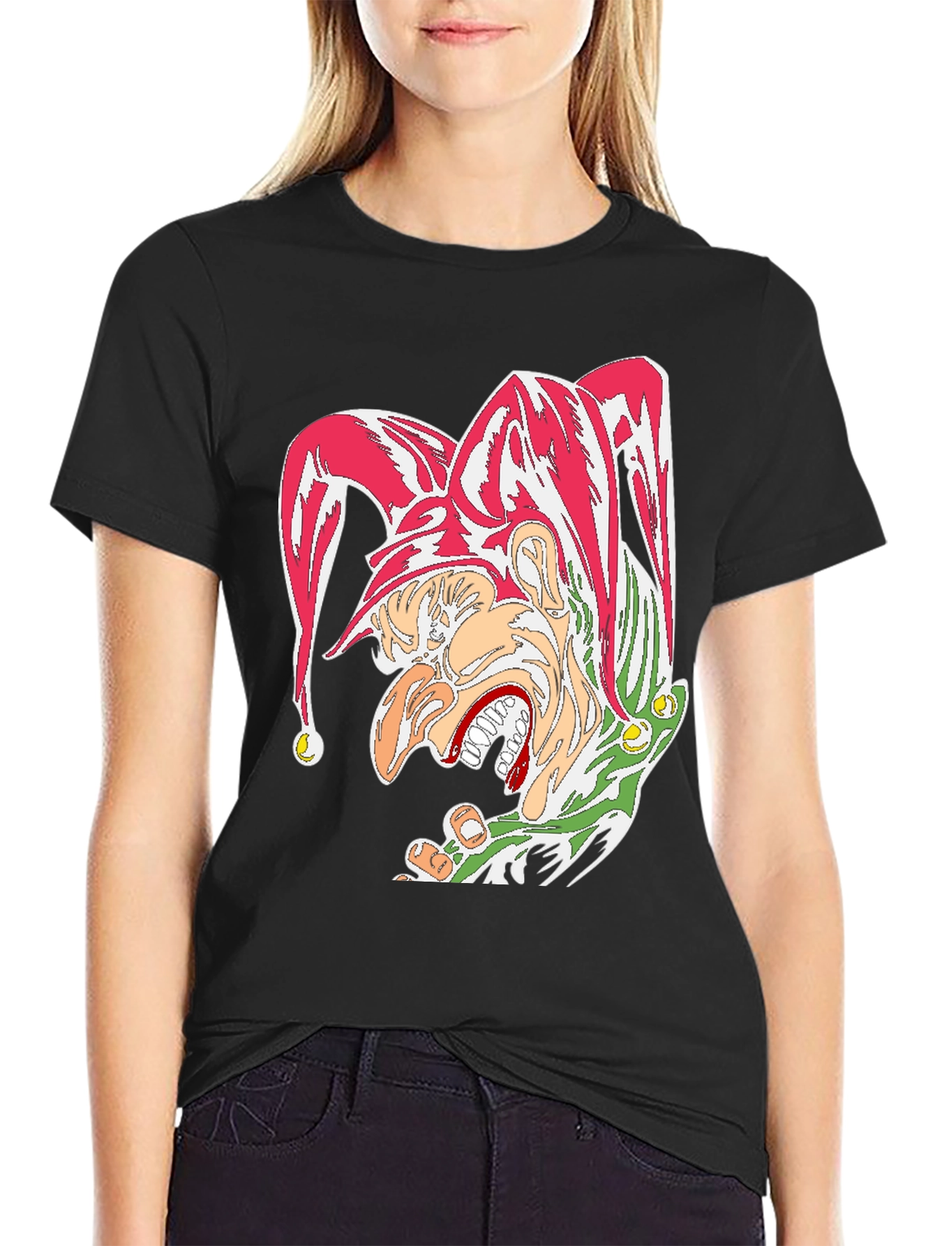 Jester Graphic Tee - Black