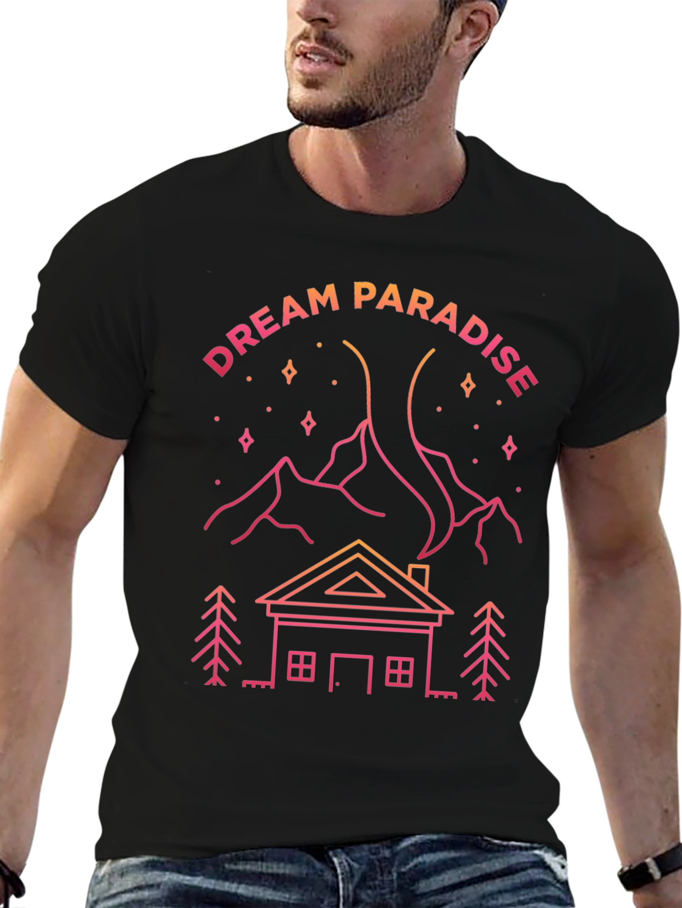Dream Paradise Graphic Print T-Shirt
