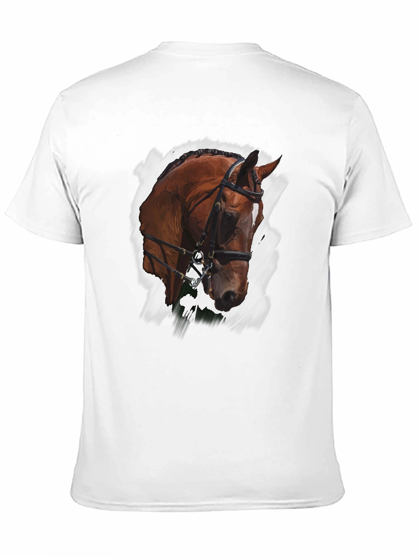 Horse Head Graphic T-Shirt - Black