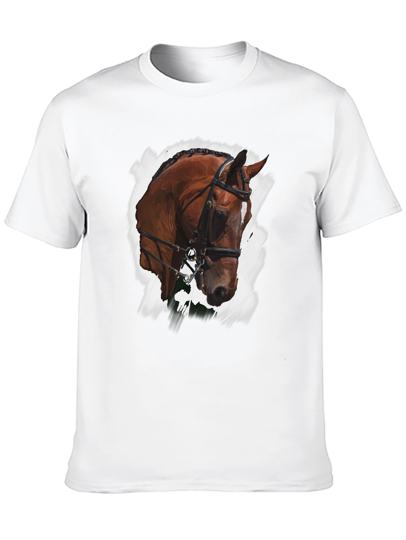 Horse Head Graphic T-Shirt - Black