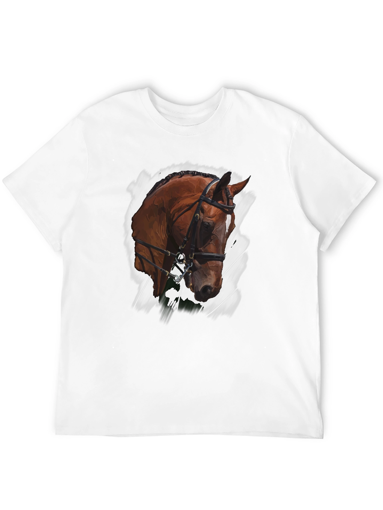 Horse Head Graphic T-Shirt - Black
