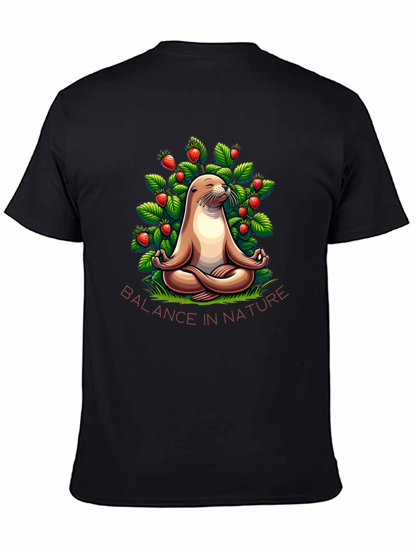 Balance in Nature Seal Meditation T-Shirt