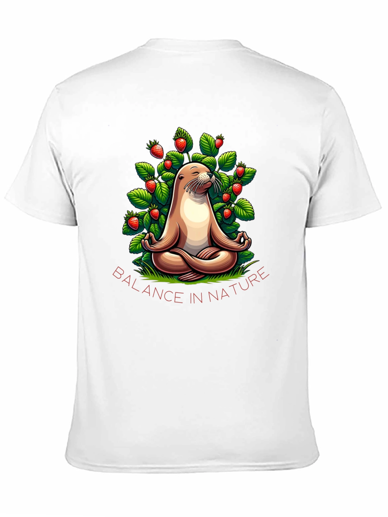 Balance in Nature Seal Meditation T-Shirt