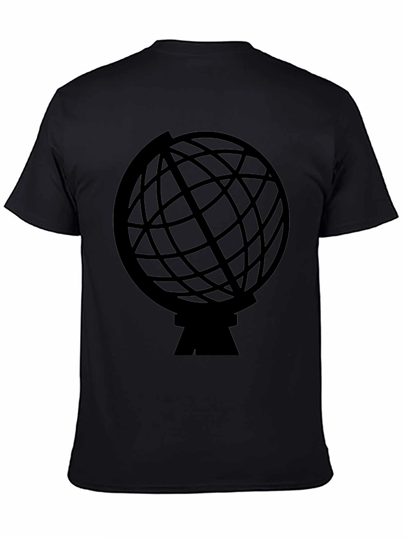 Globe Graphic Black T-Shirt