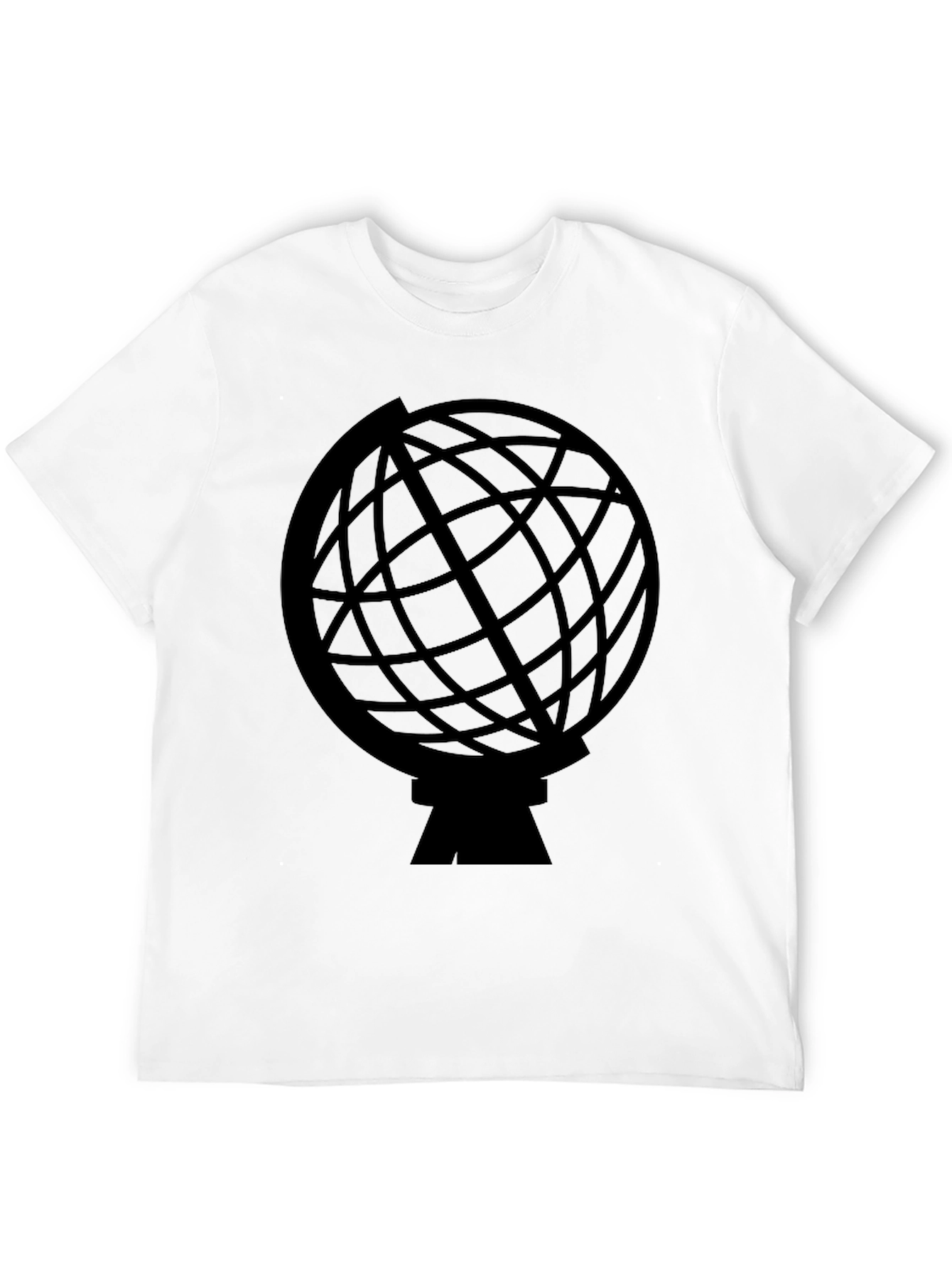 Globe Graphic Black T-Shirt