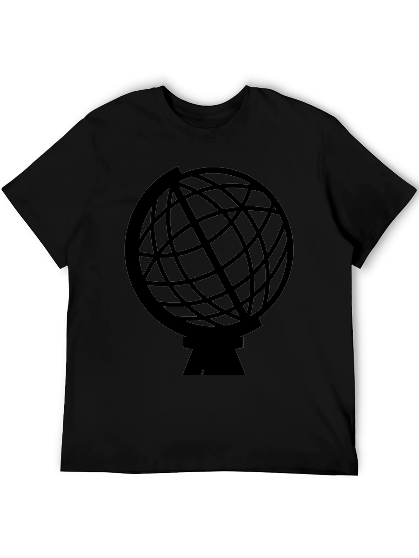 Globe Graphic Black T-Shirt