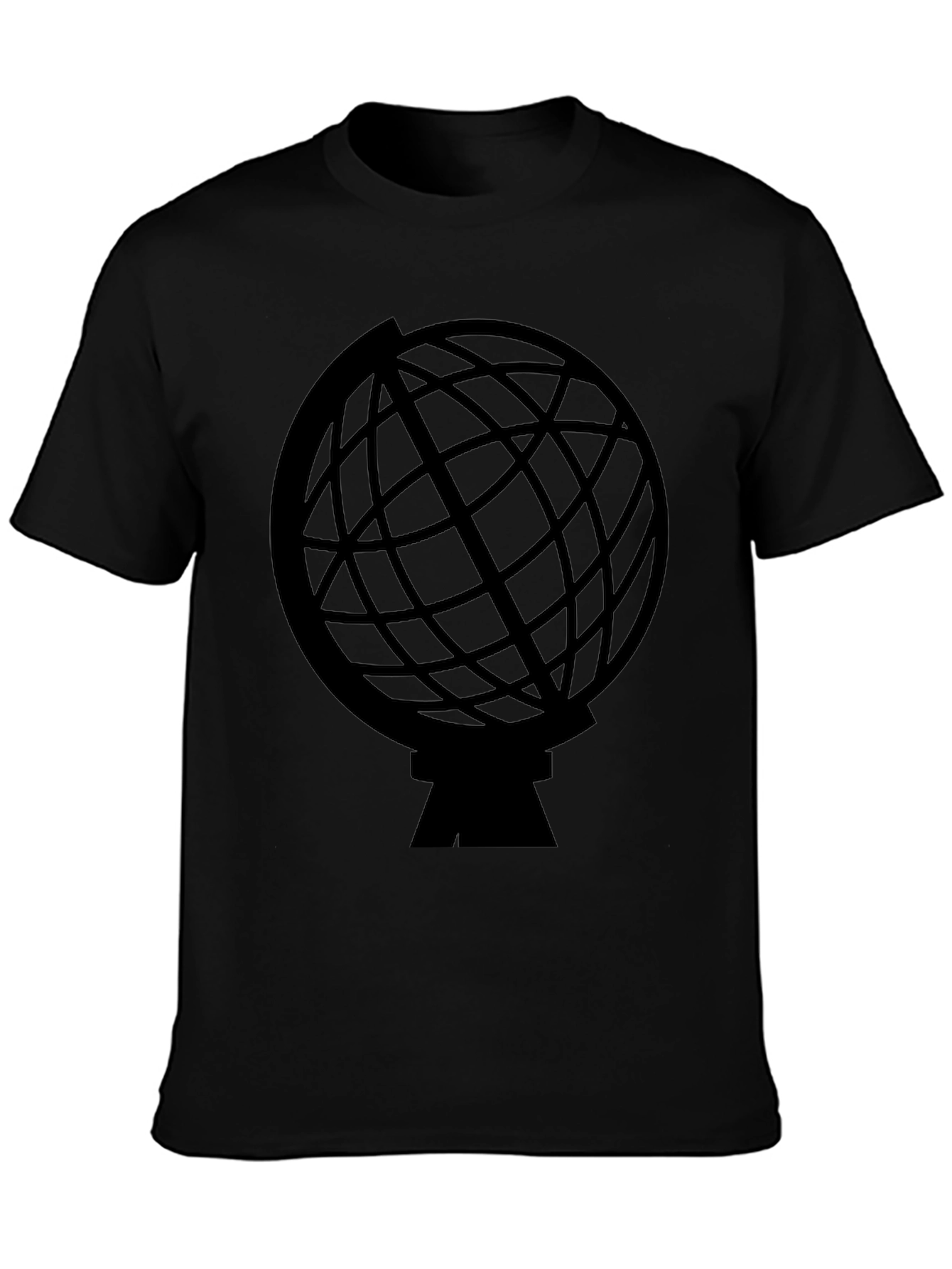 Globe Graphic Black T-Shirt