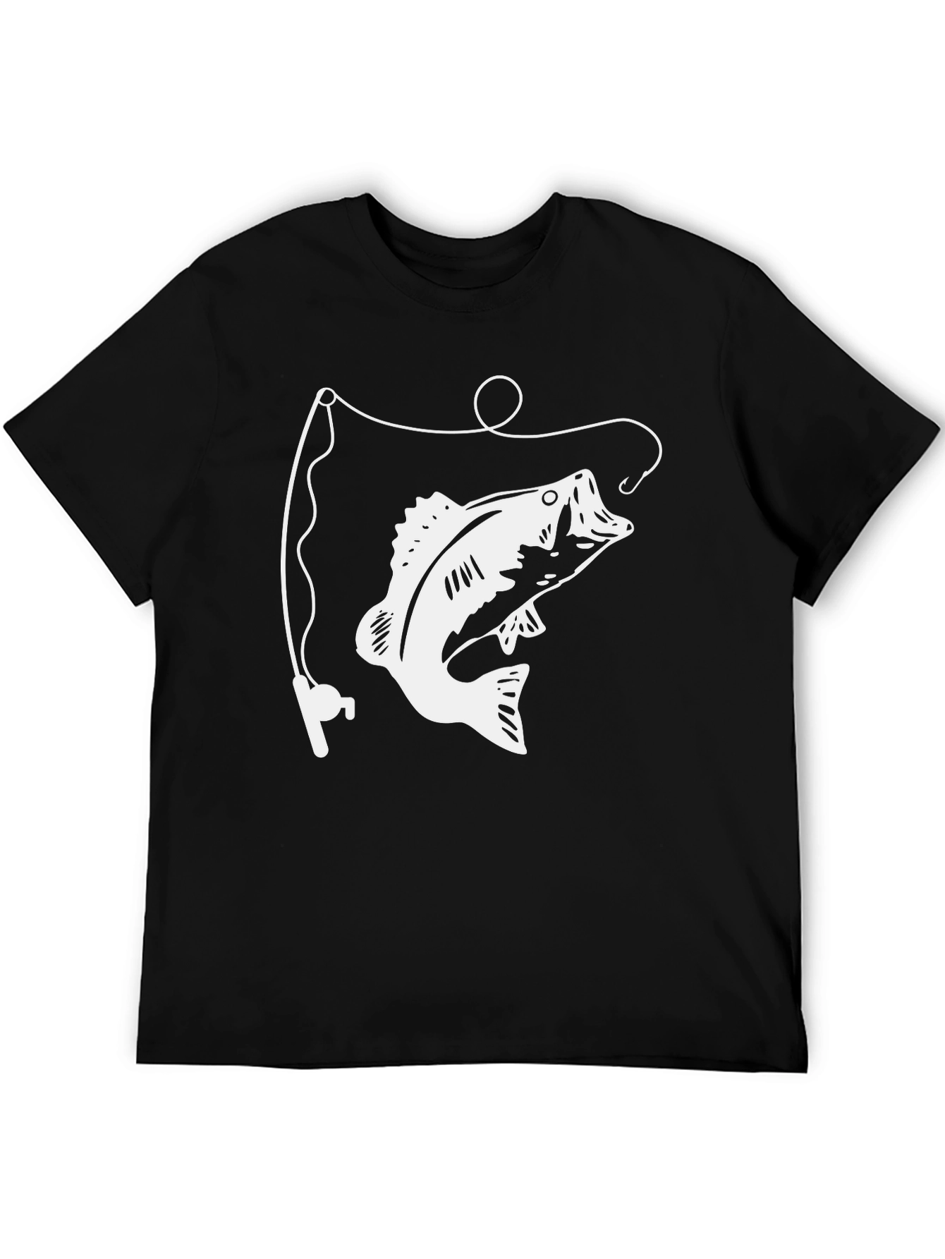 Fishing Bass Graphic T-Shirt - Angler Style