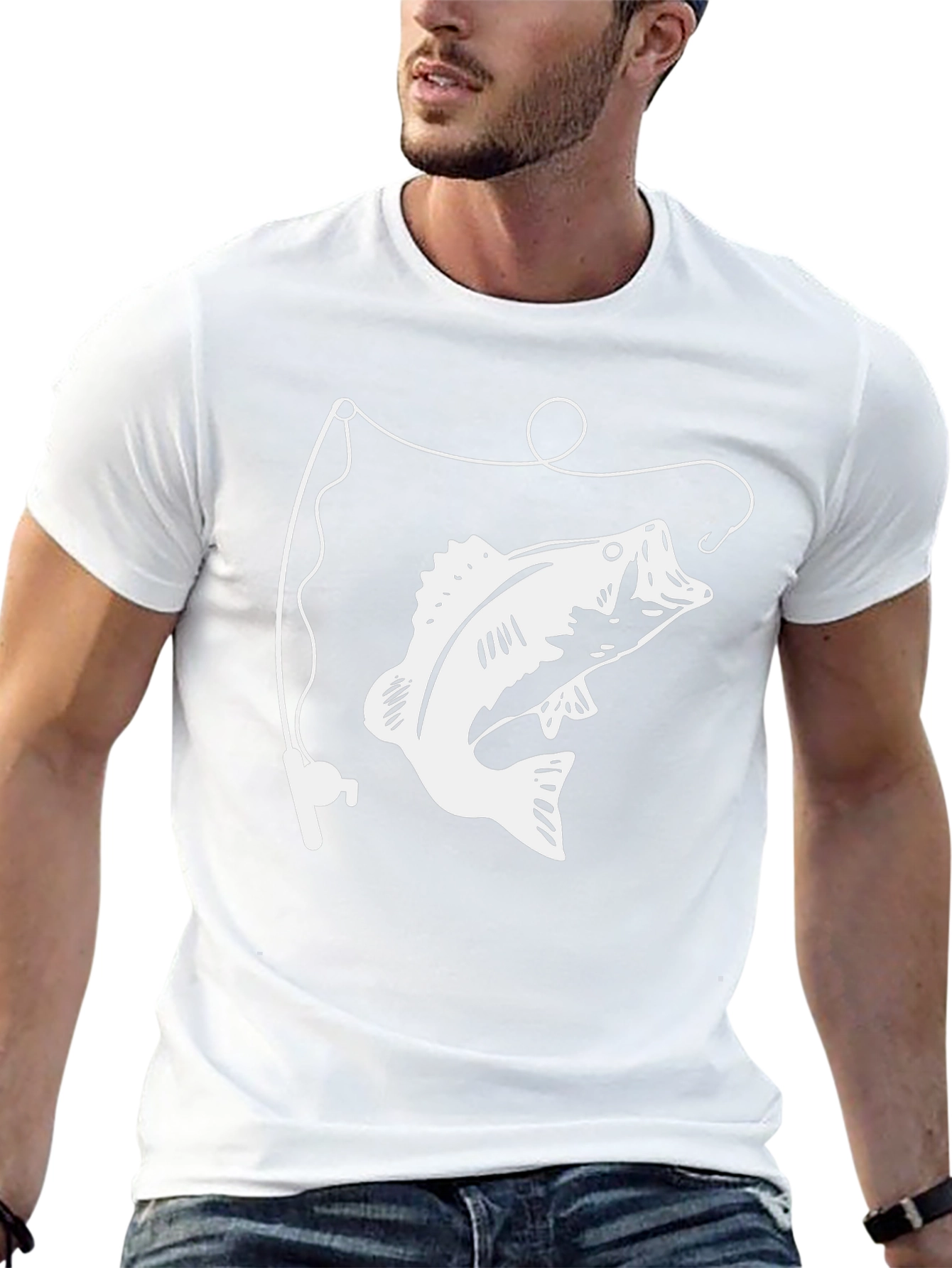 Fishing Bass Graphic T-Shirt - Angler Style
