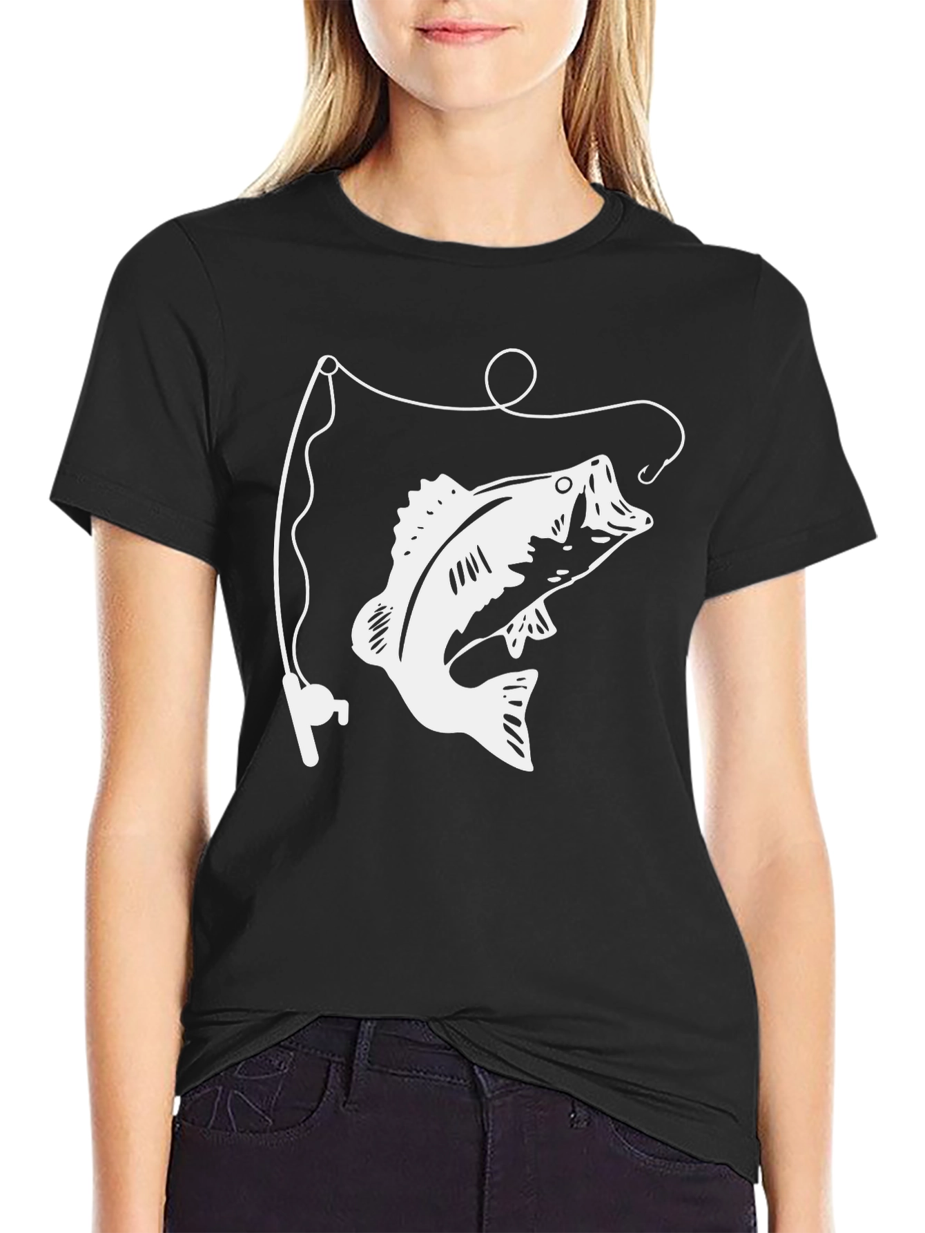 Fishing Bass Graphic T-Shirt - Angler Style