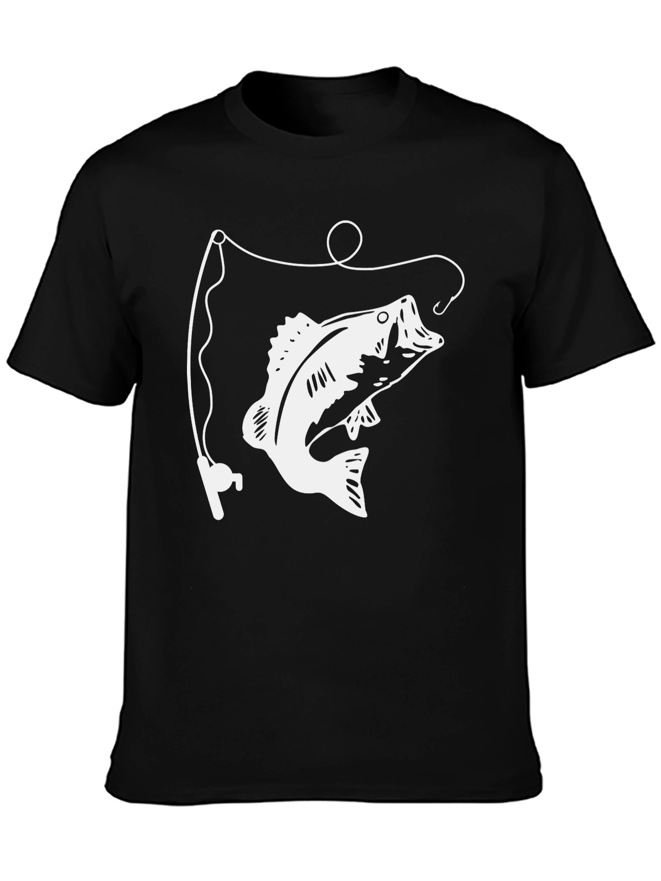 Fishing Bass Graphic T-Shirt - Angler Style