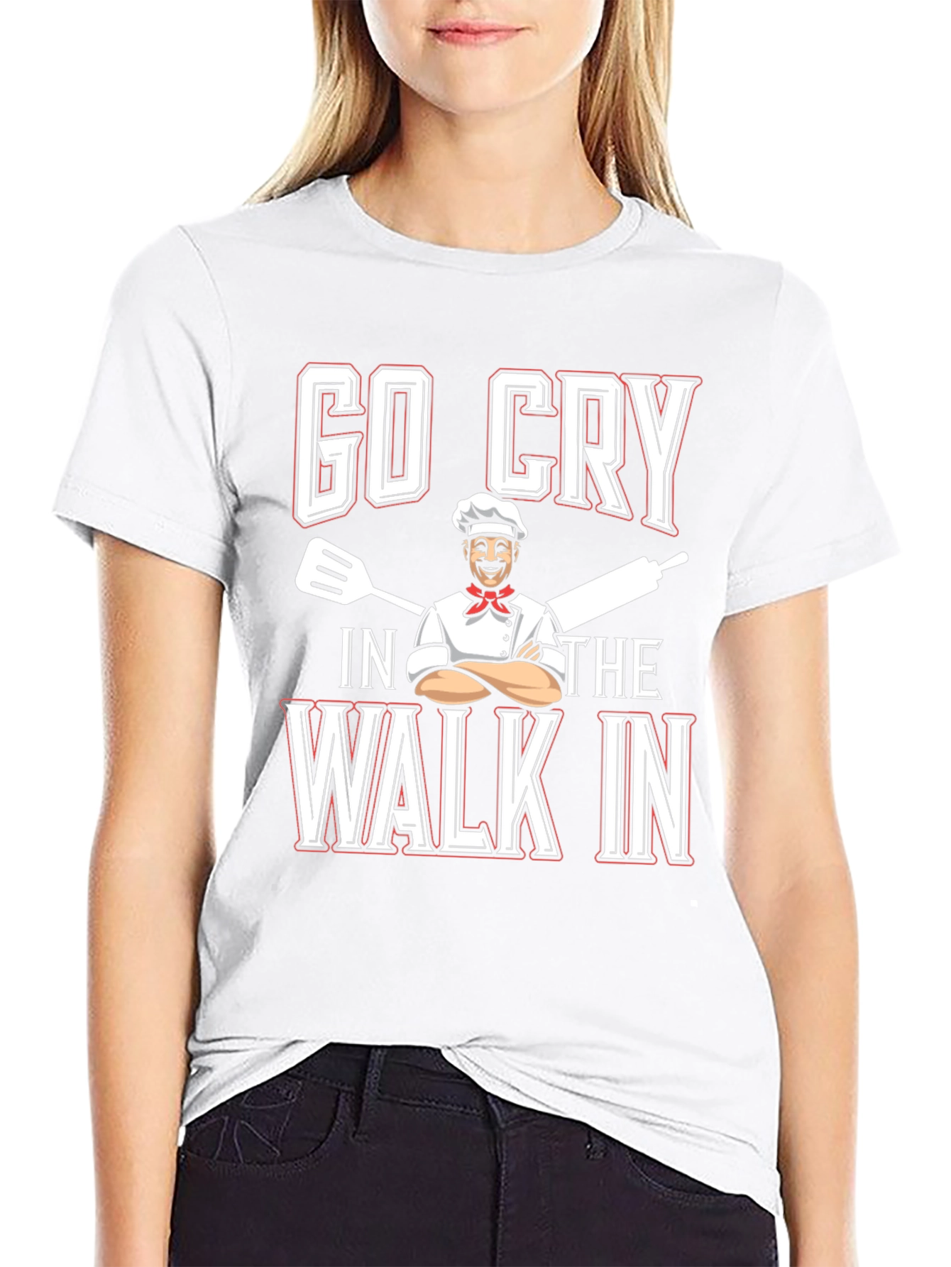 Go Cry in the Walk In Chef T-Shirt
