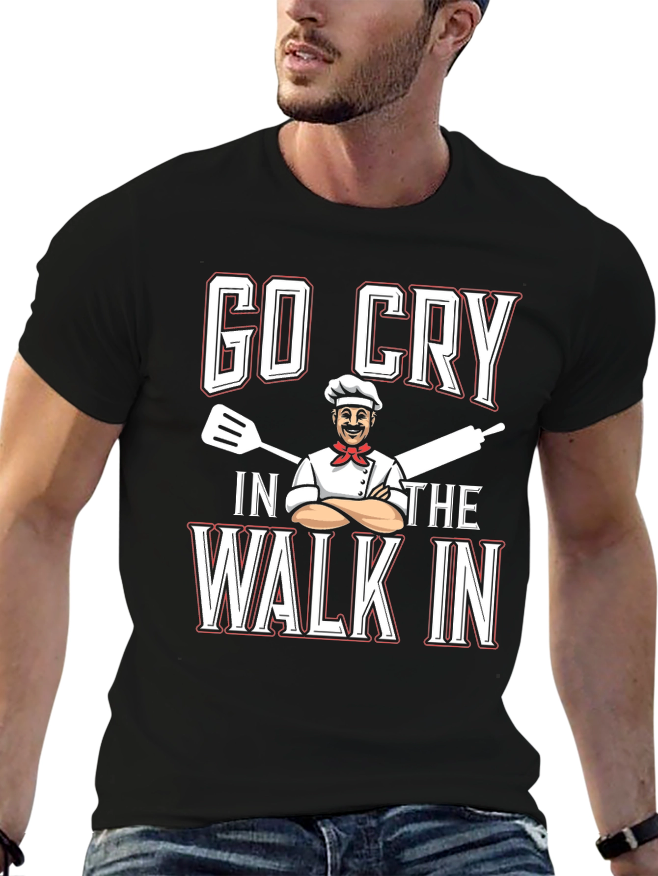 Go Cry in the Walk In Chef T-Shirt