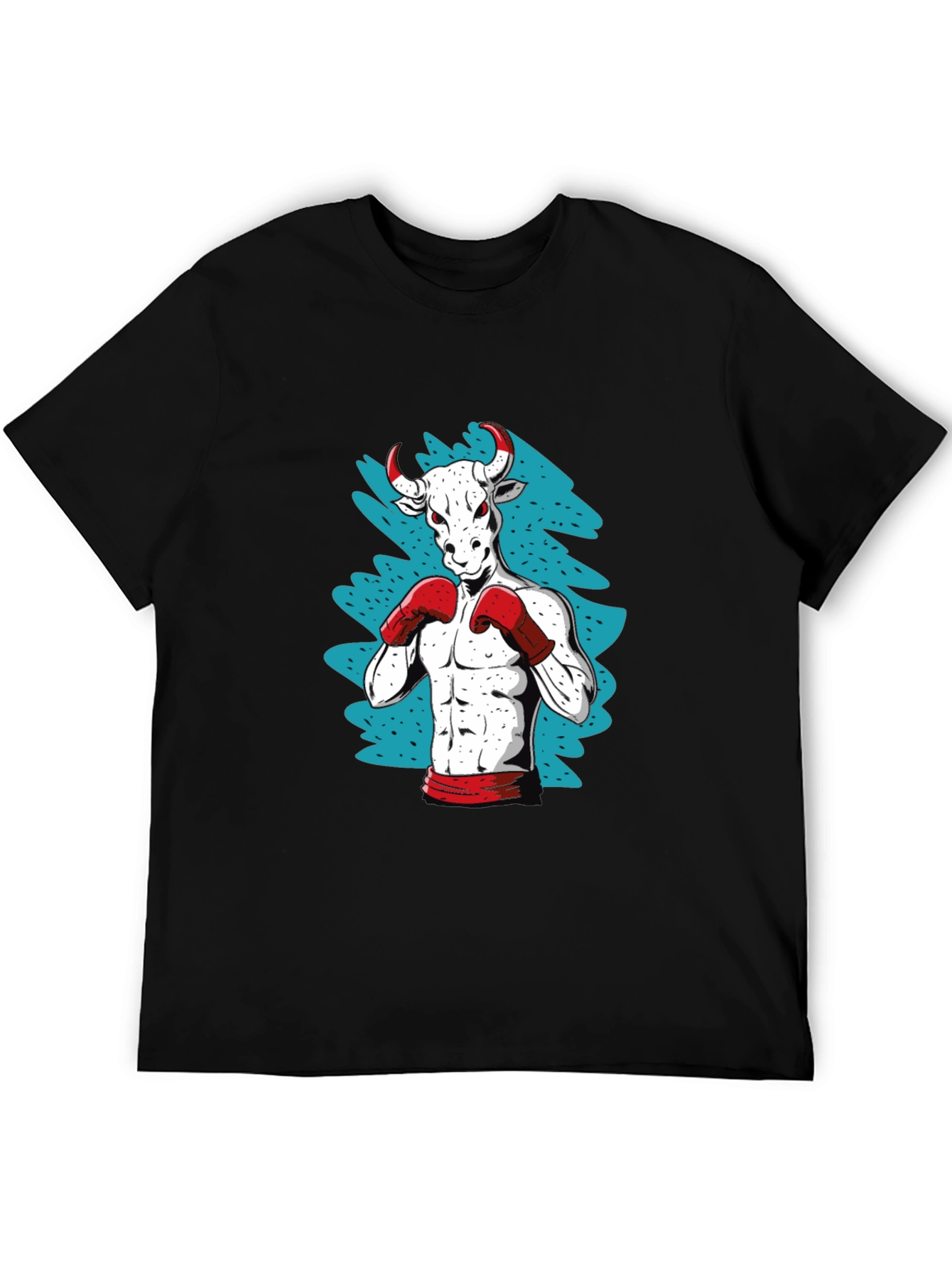 Bull Boxer Graphic Tee - Black