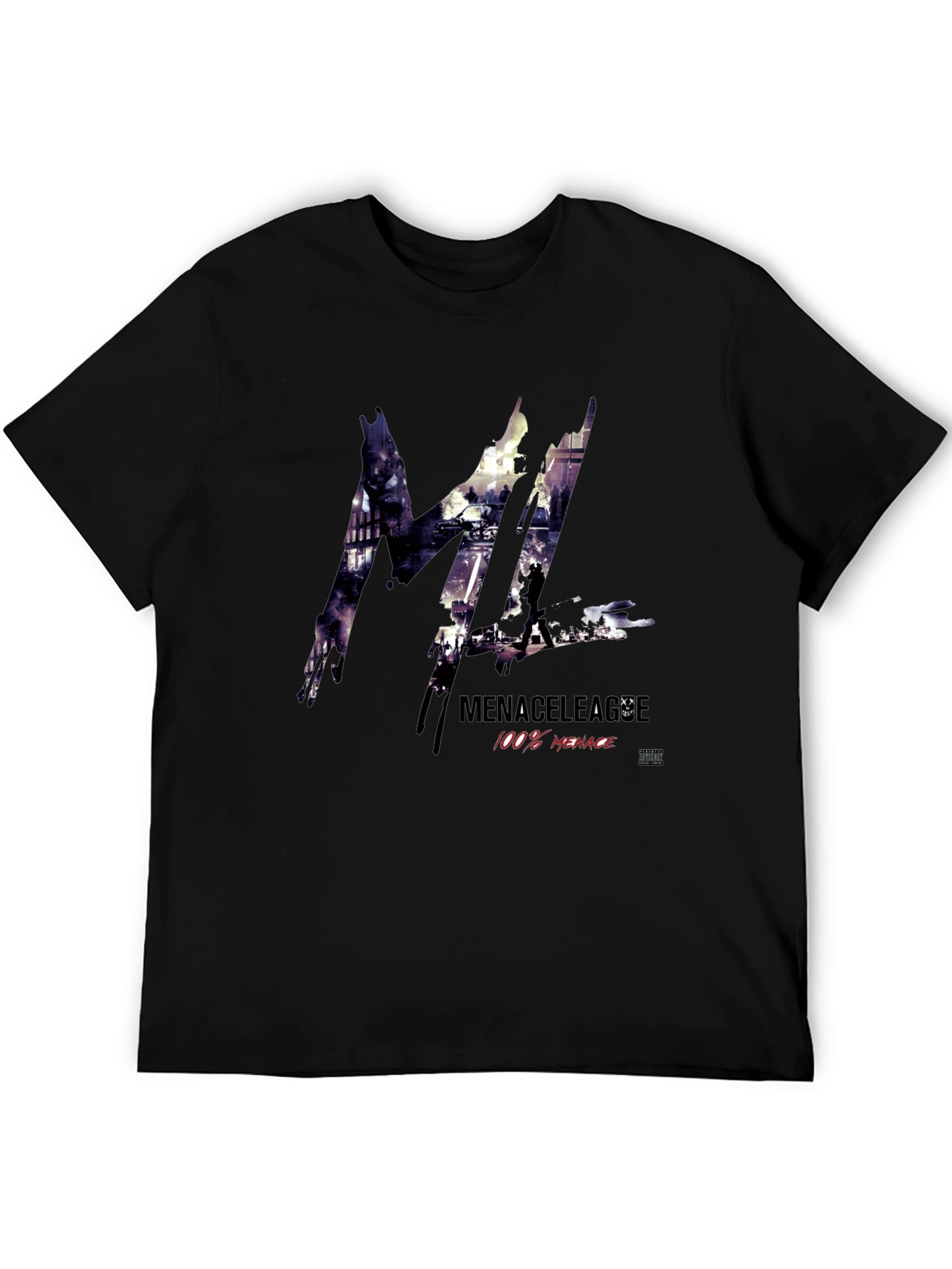 Menace League Graphic Print T-Shirt