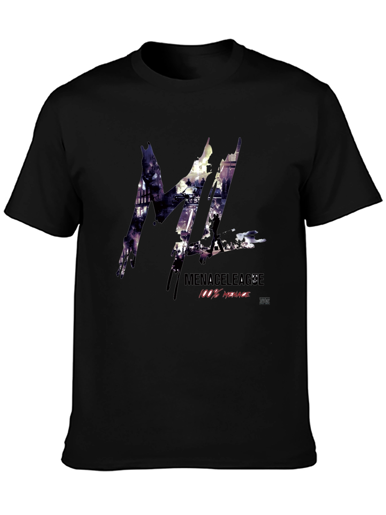 Menace League Graphic Print T-Shirt