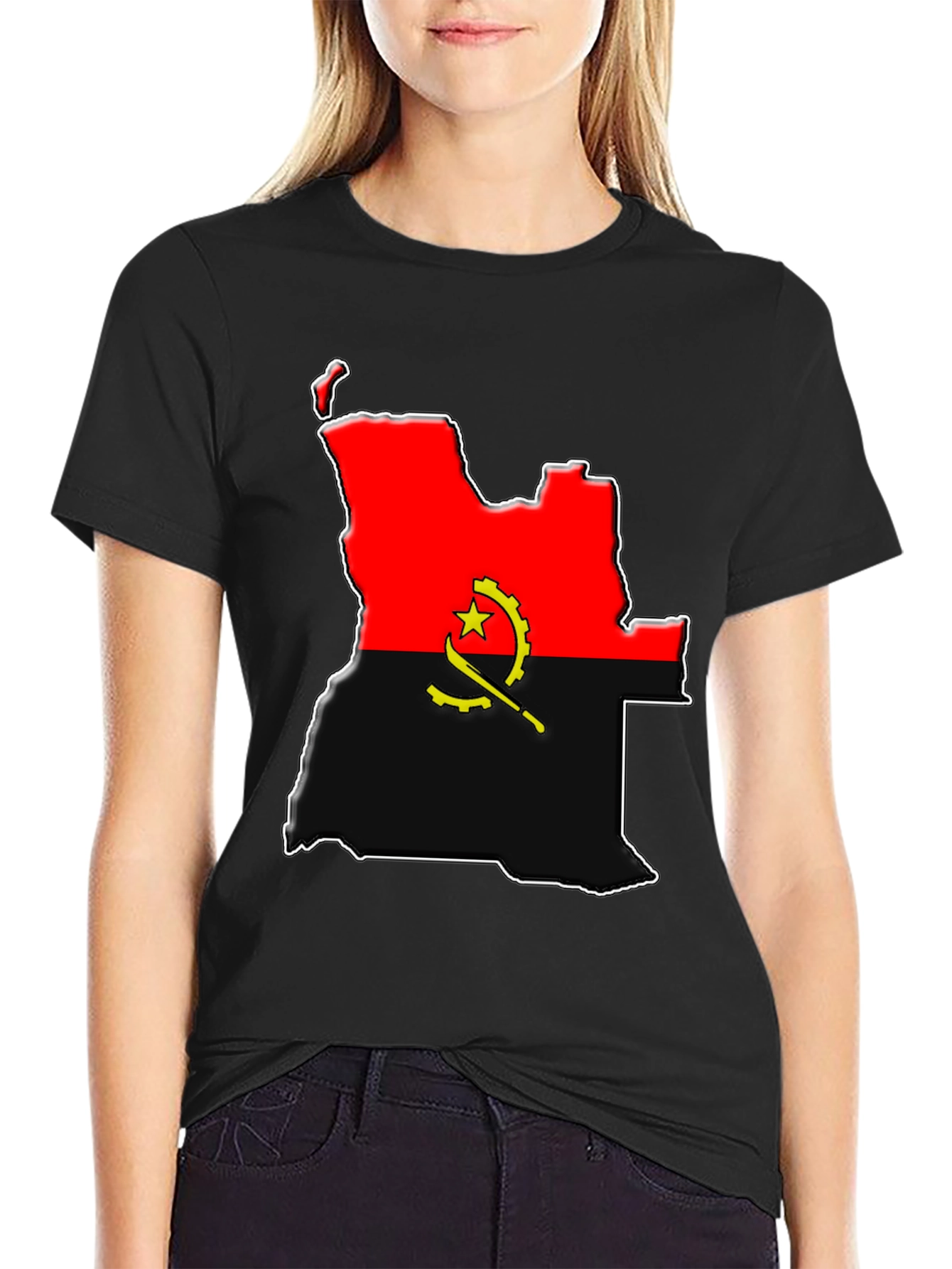 Angola Flag T-Shirt - Africa Pride Tee
