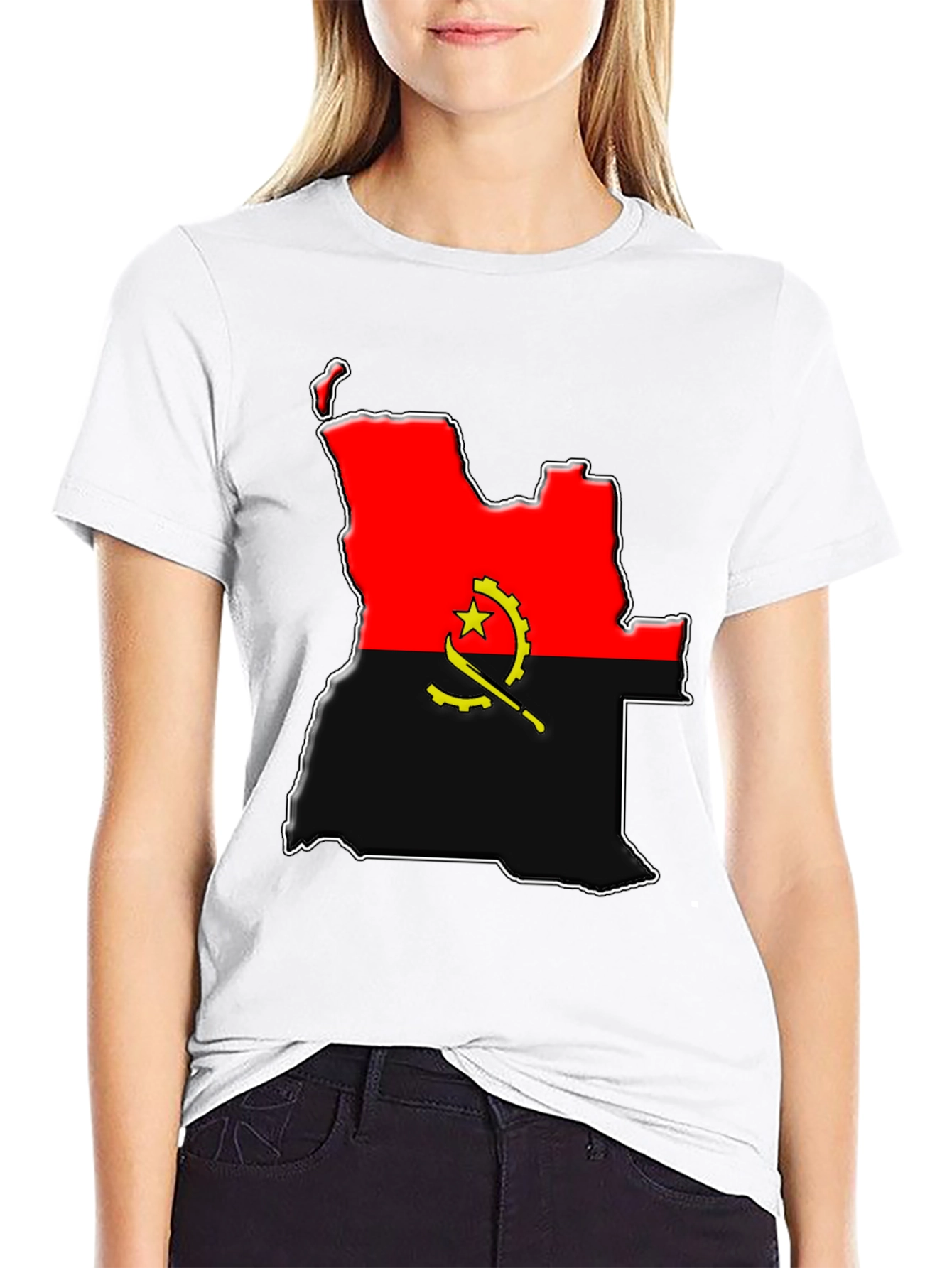 Angola Flag T-Shirt - Africa Pride Tee