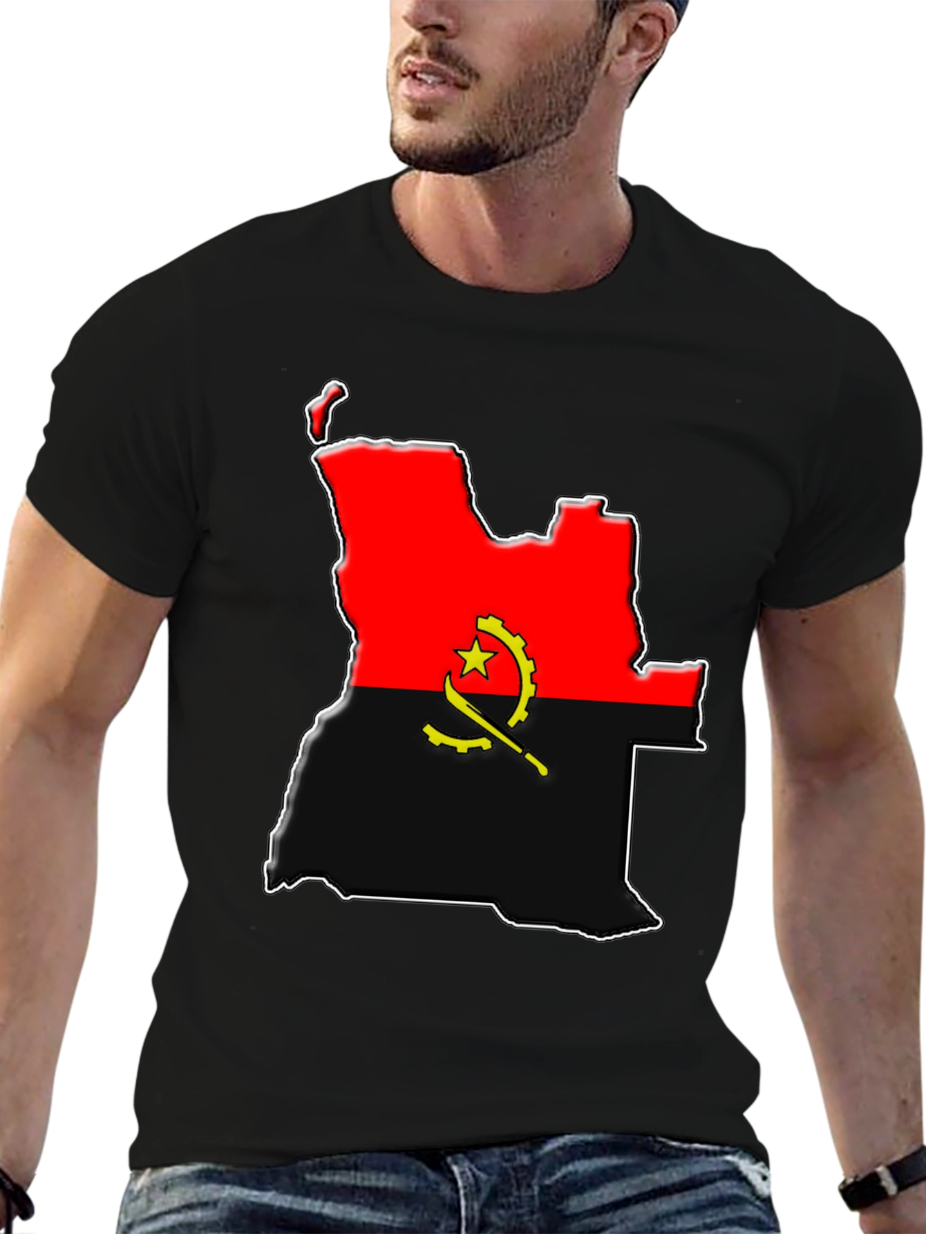 Angola Flag T-Shirt - Africa Pride Tee