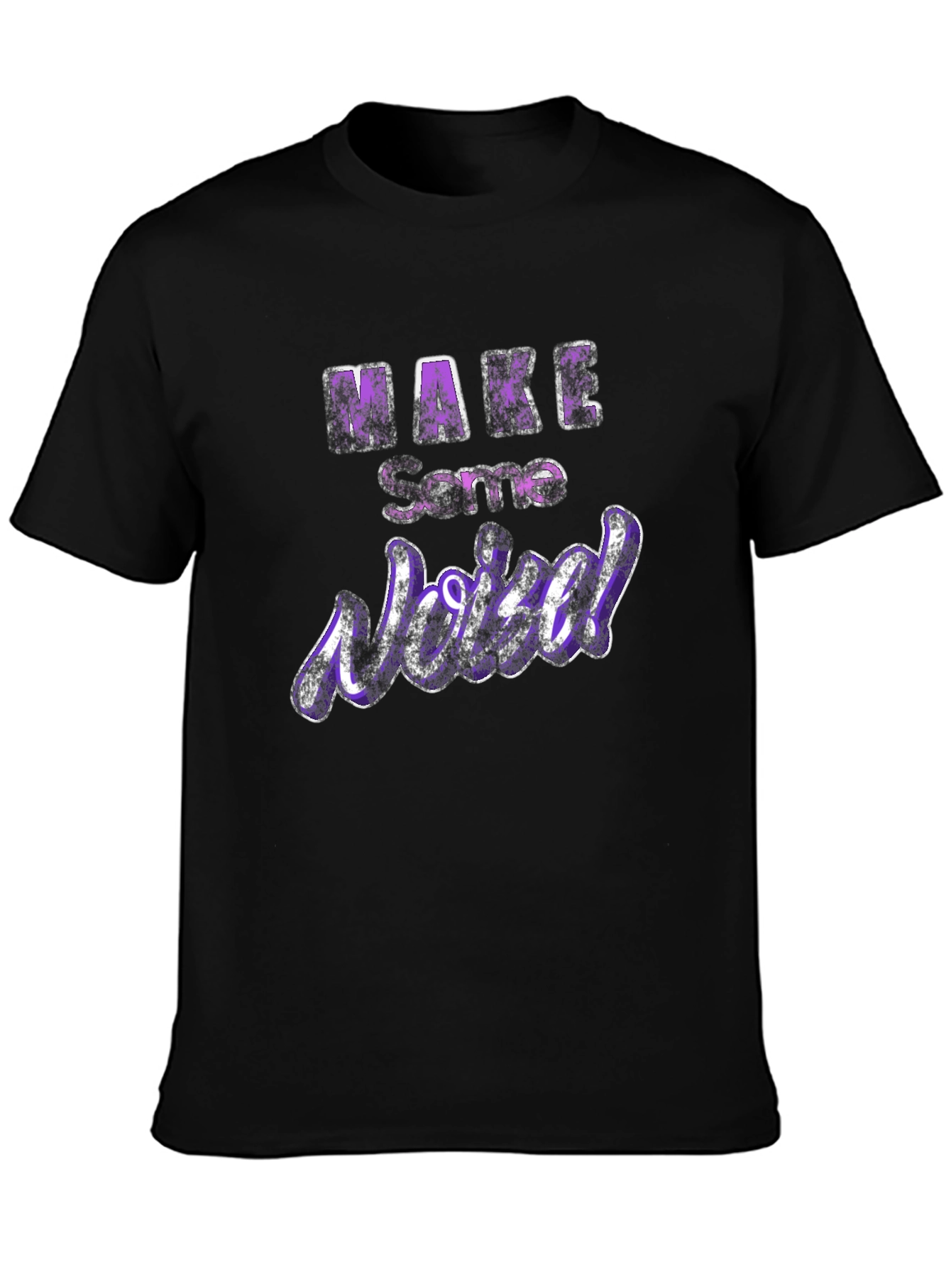 Make Some Noise Black Graphic Tee