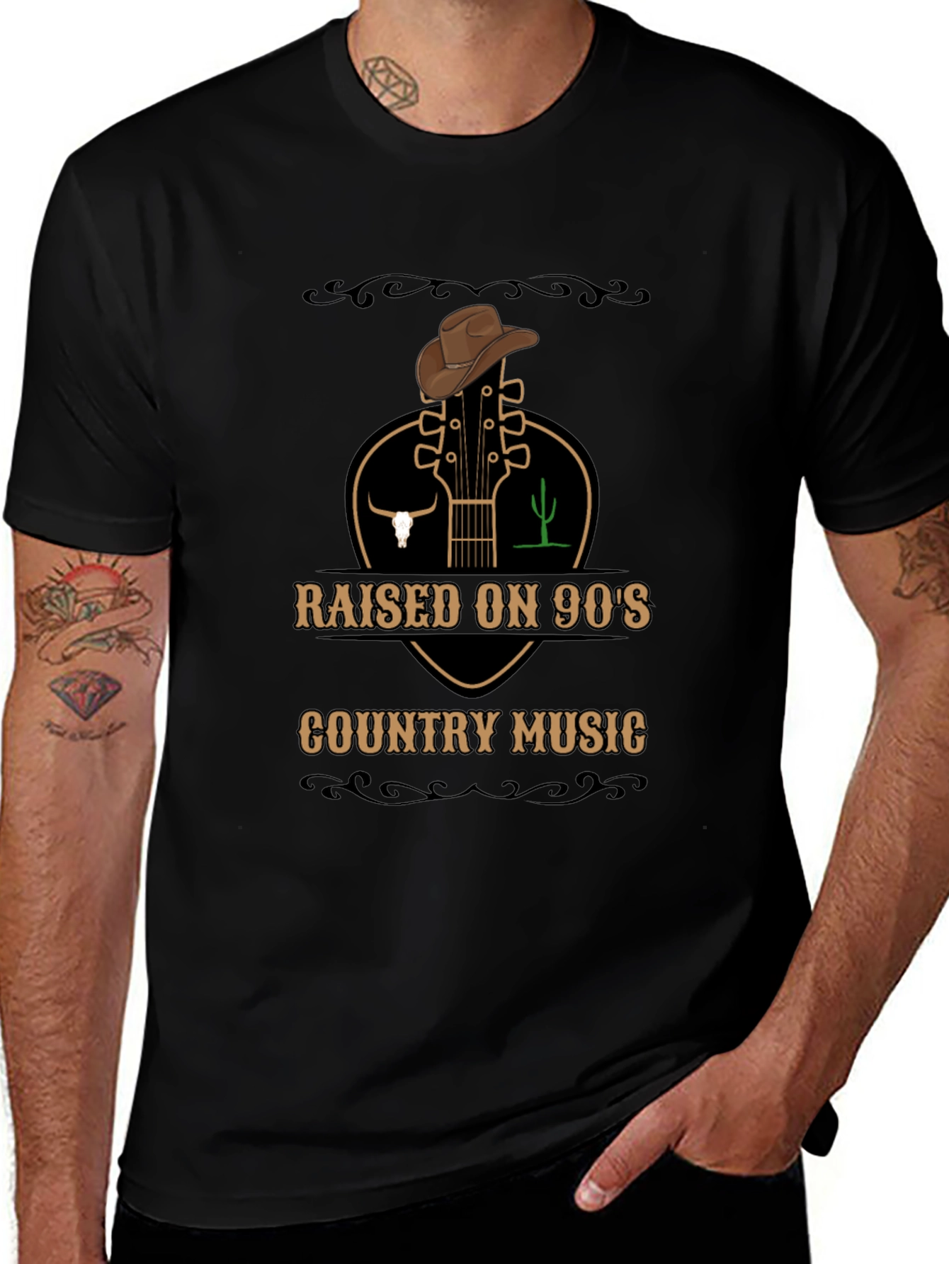 Raised on 90s Country Music Graphic Tee