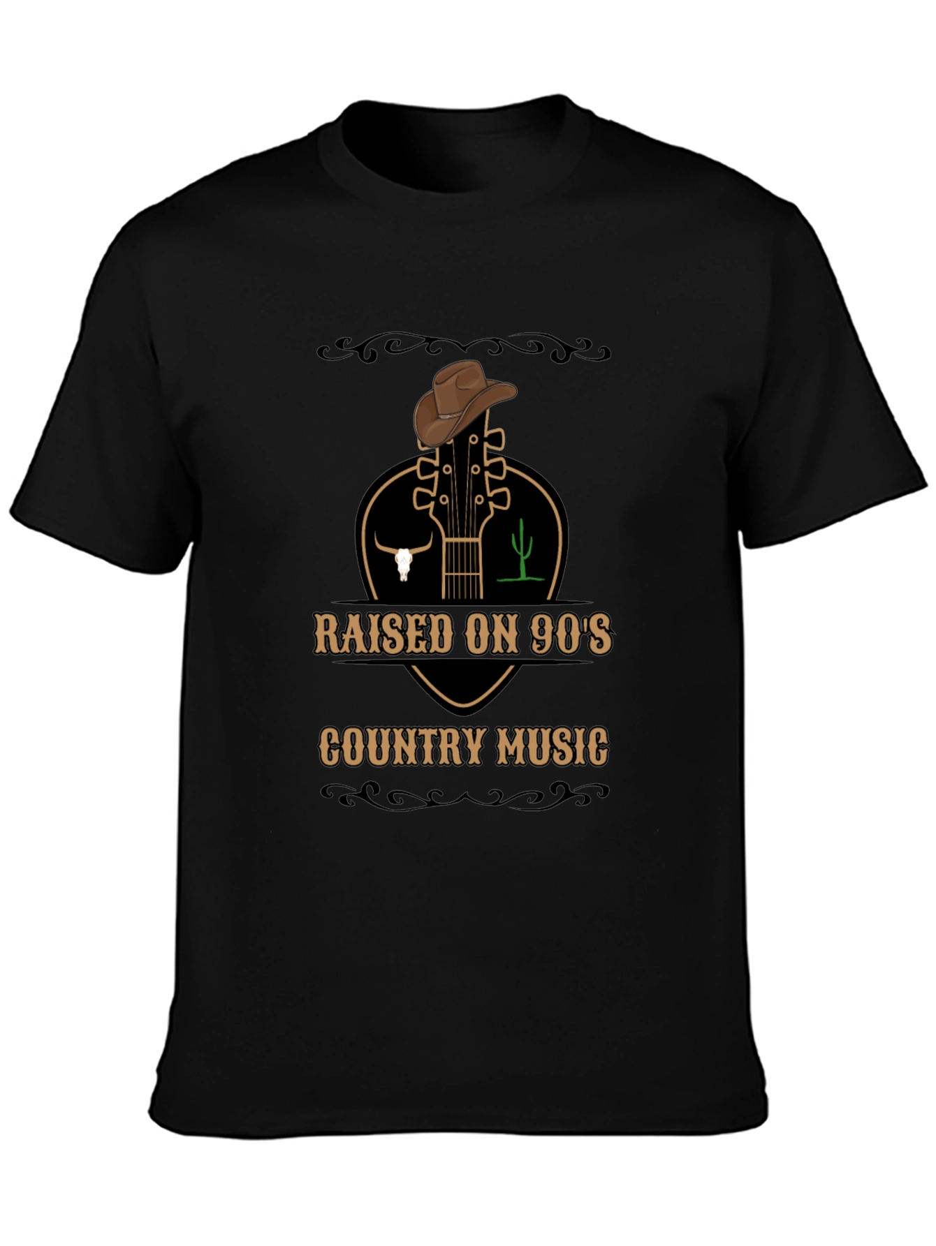 Raised on 90s Country Music Graphic Tee