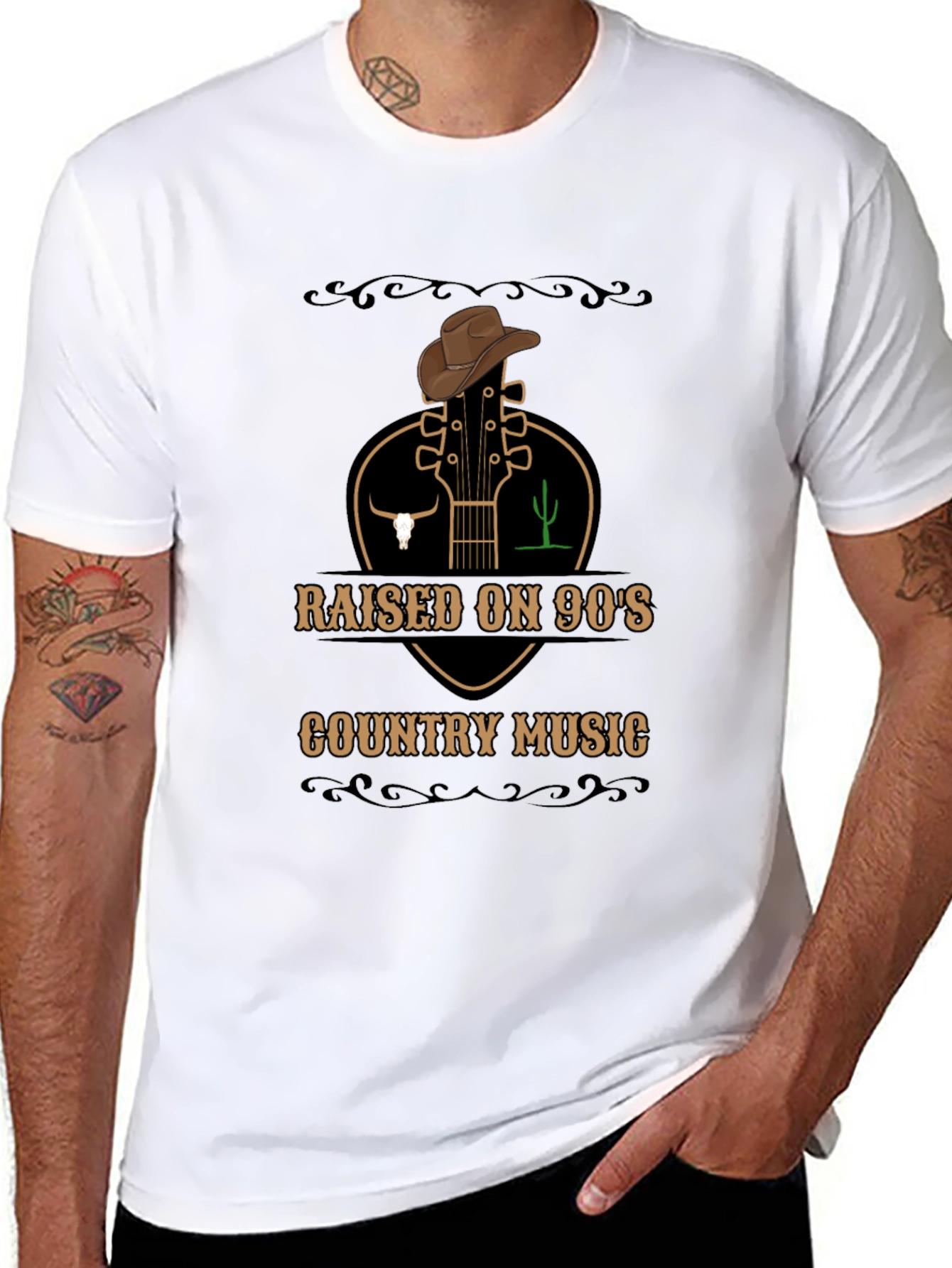 Raised on 90s Country Music Graphic Tee