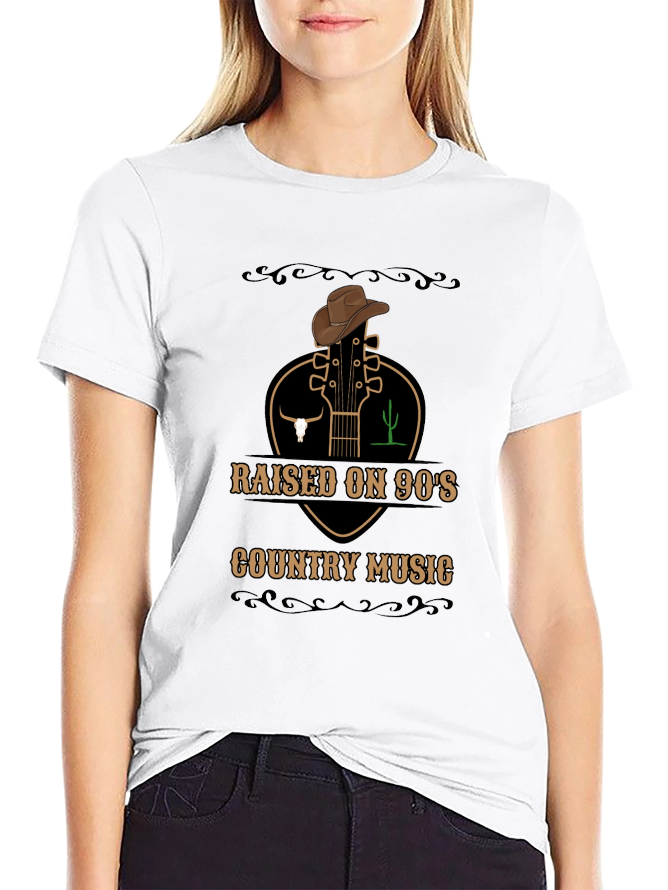 Raised on 90s Country Music Graphic Tee
