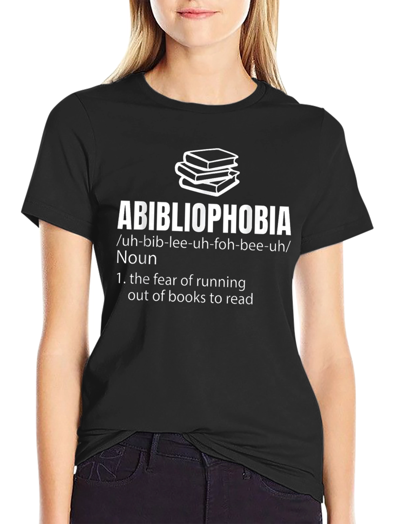 Abibliophobia T-Shirt - Fear of Running Out of Books