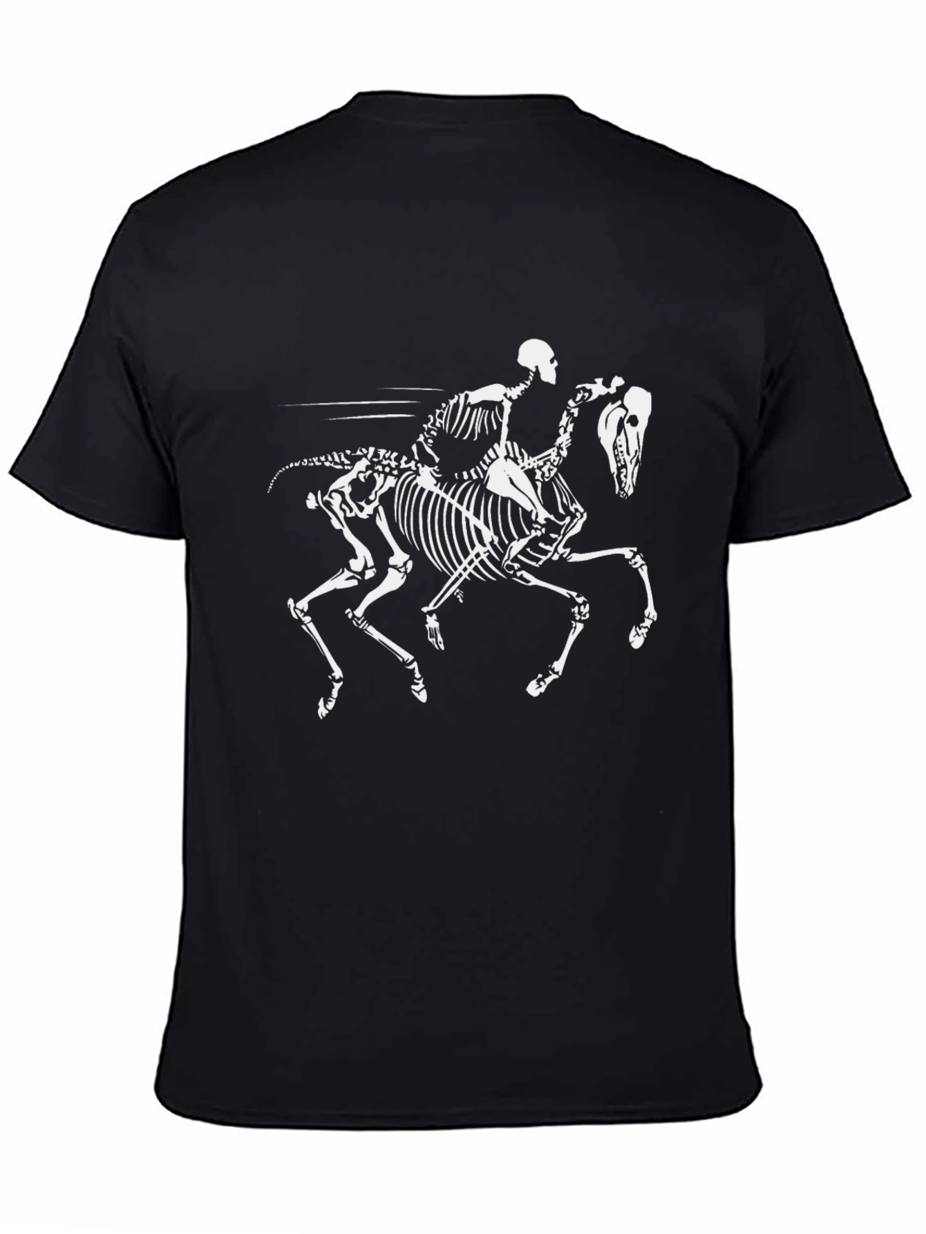Skeleton Rider T-Shirt - Black Graphic Tee